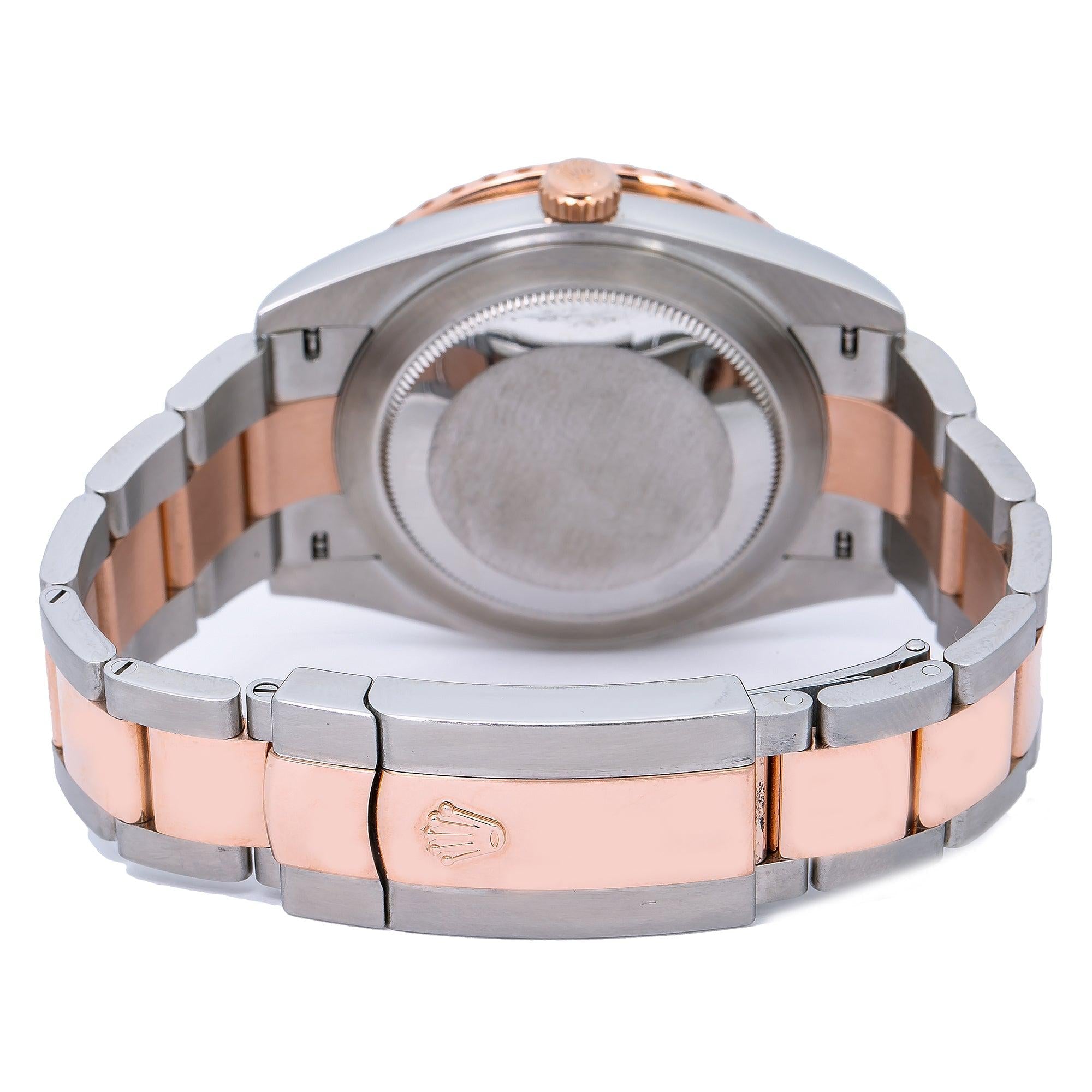 Rolex Datejust II 126331 41MM Red Diamond Dial With Two Tone Bracelet