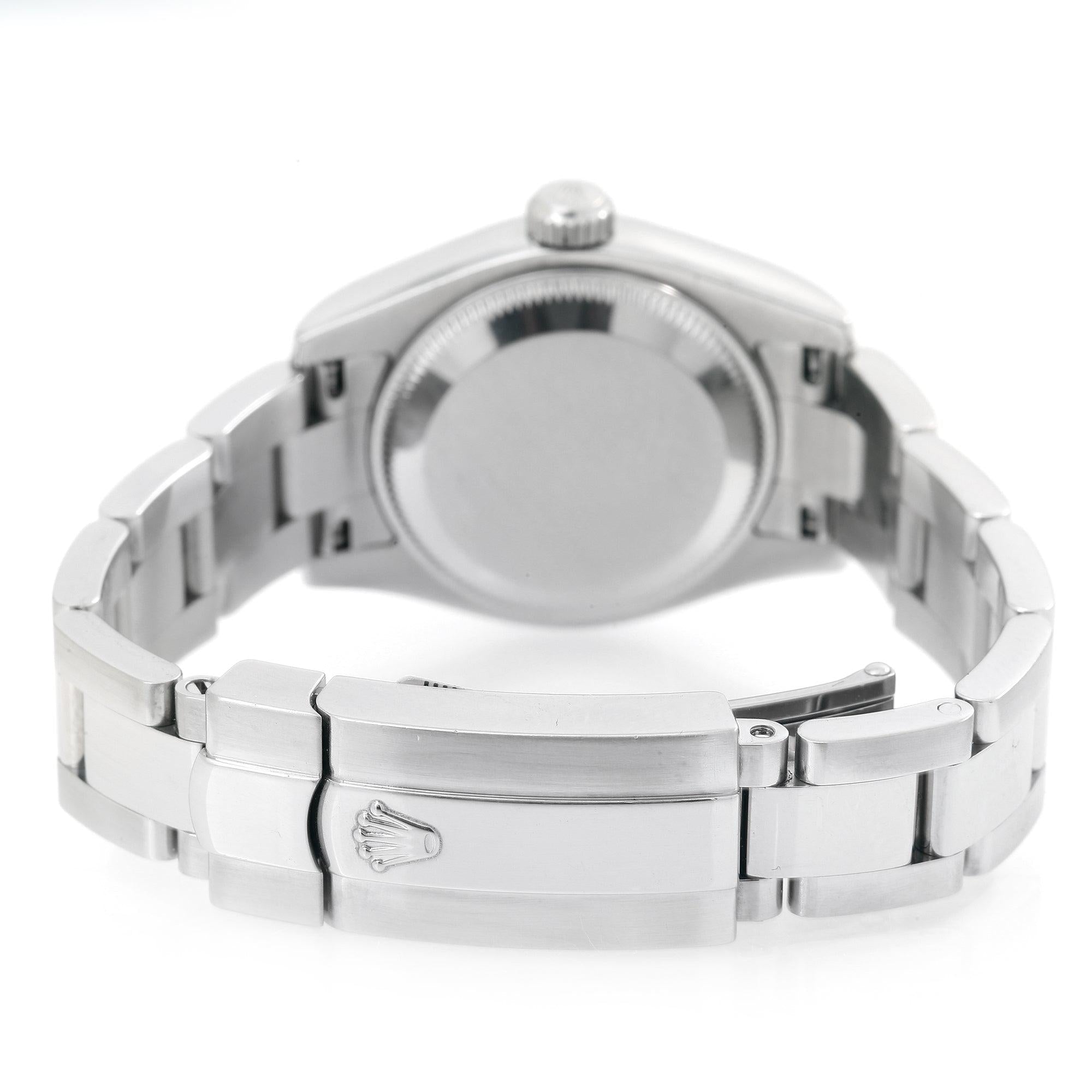 Rolex Datejust 179160 31MM Silver Diamond Dial With Stainless Steel Oyster Bracelet