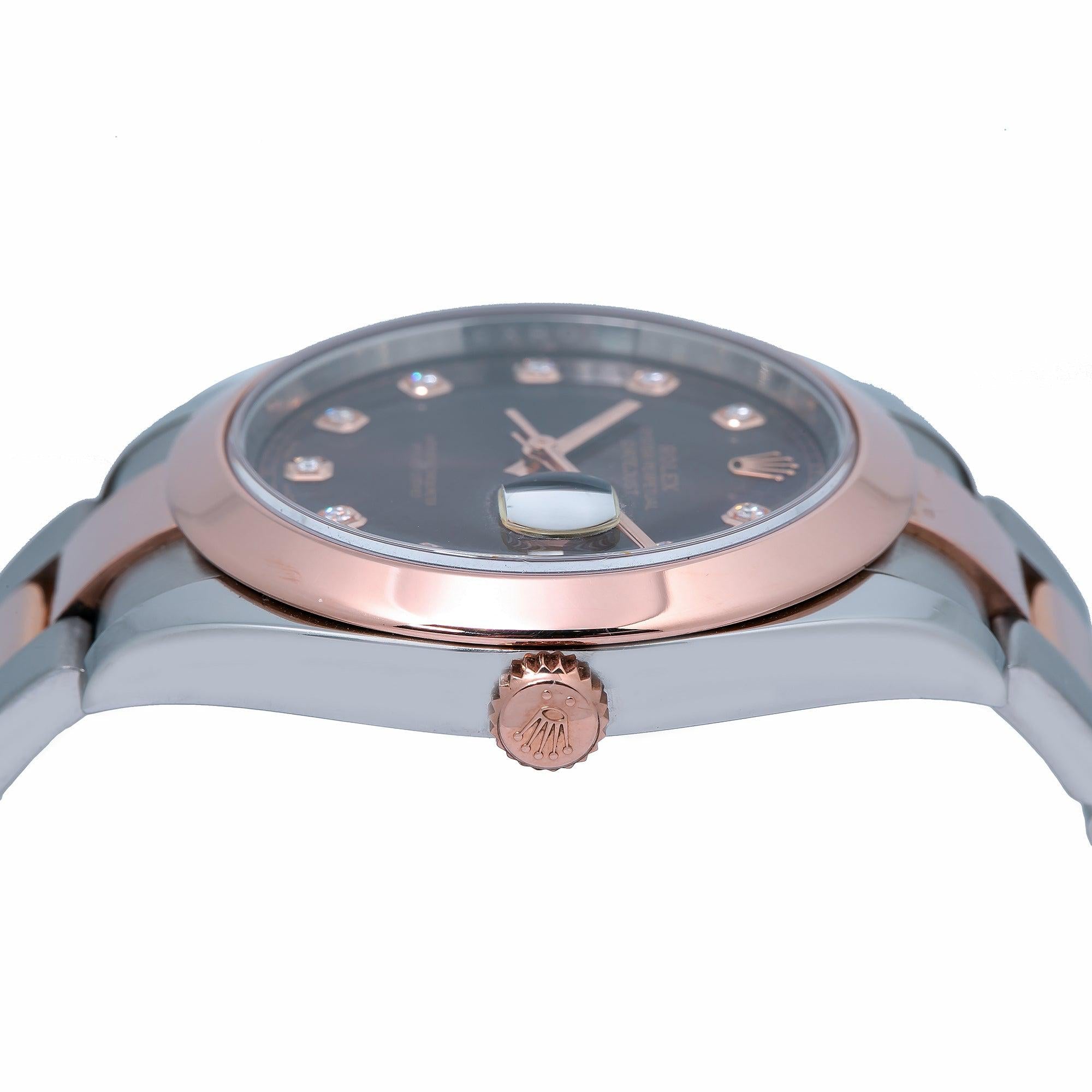 Rolex Datejust 126301 41MM Brown Dial With Two Tone Bracelet