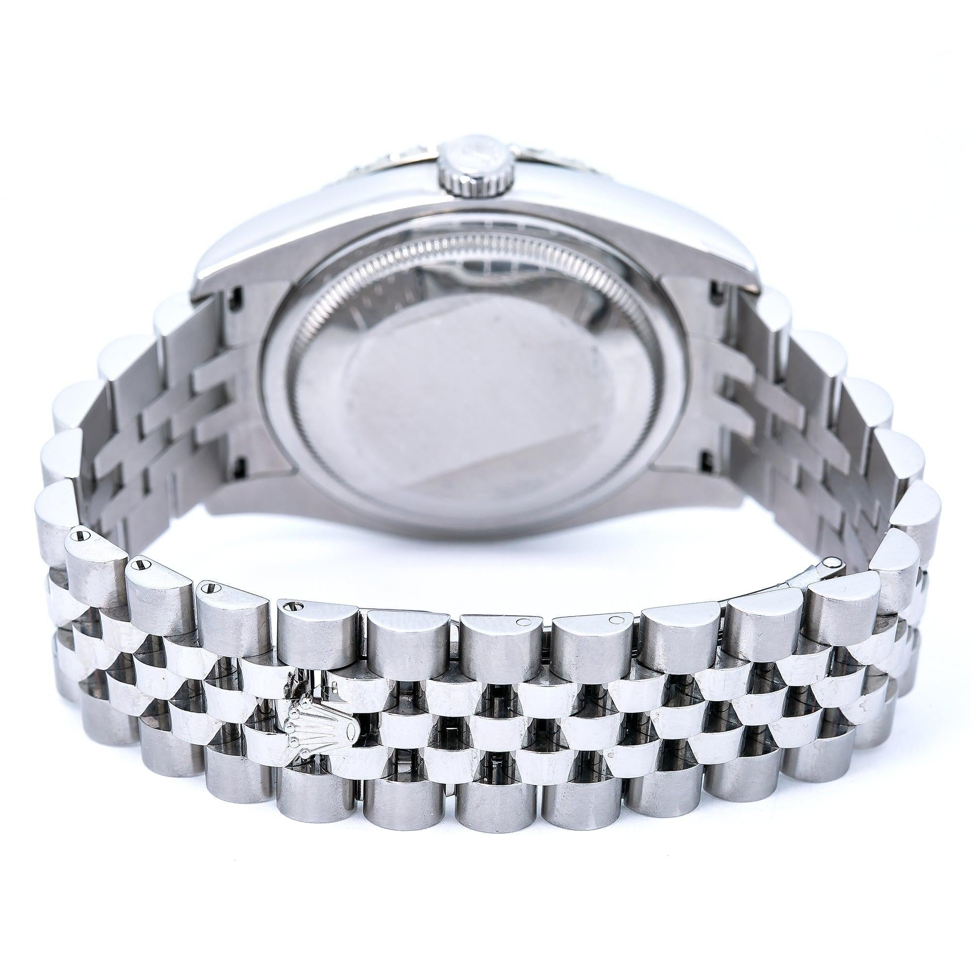 Rolex Datejust 116234 36MM Blue Diamond Dial With Stainless Steel Bracelet