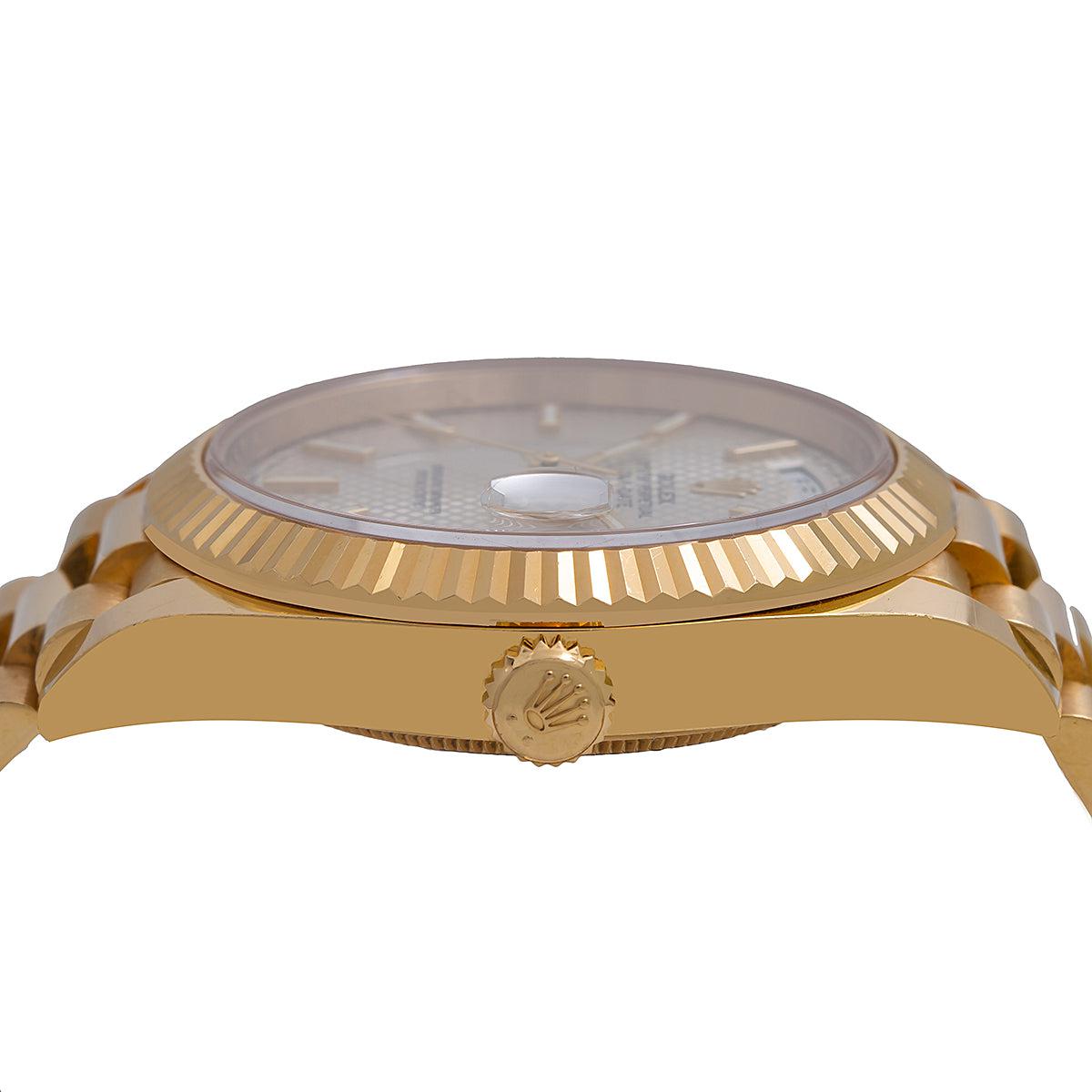 Rolex Day-Date 40 228238 40MM White Dial With Yellow Gold Bracelet