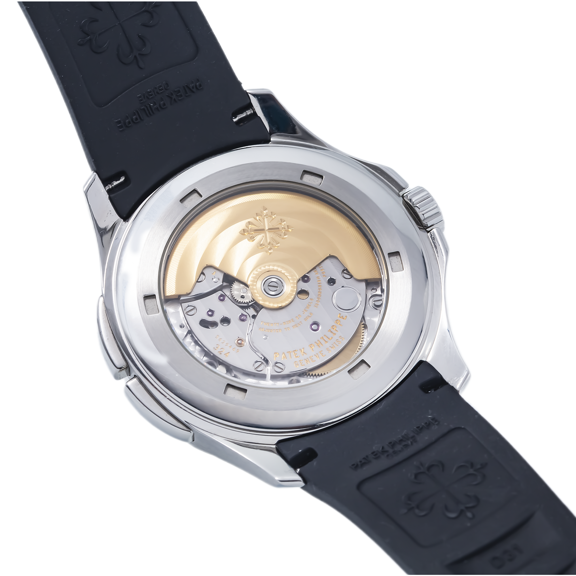 Patek Philippe Aquanaut 5164A 40.8MM Black Dial With Black Strap