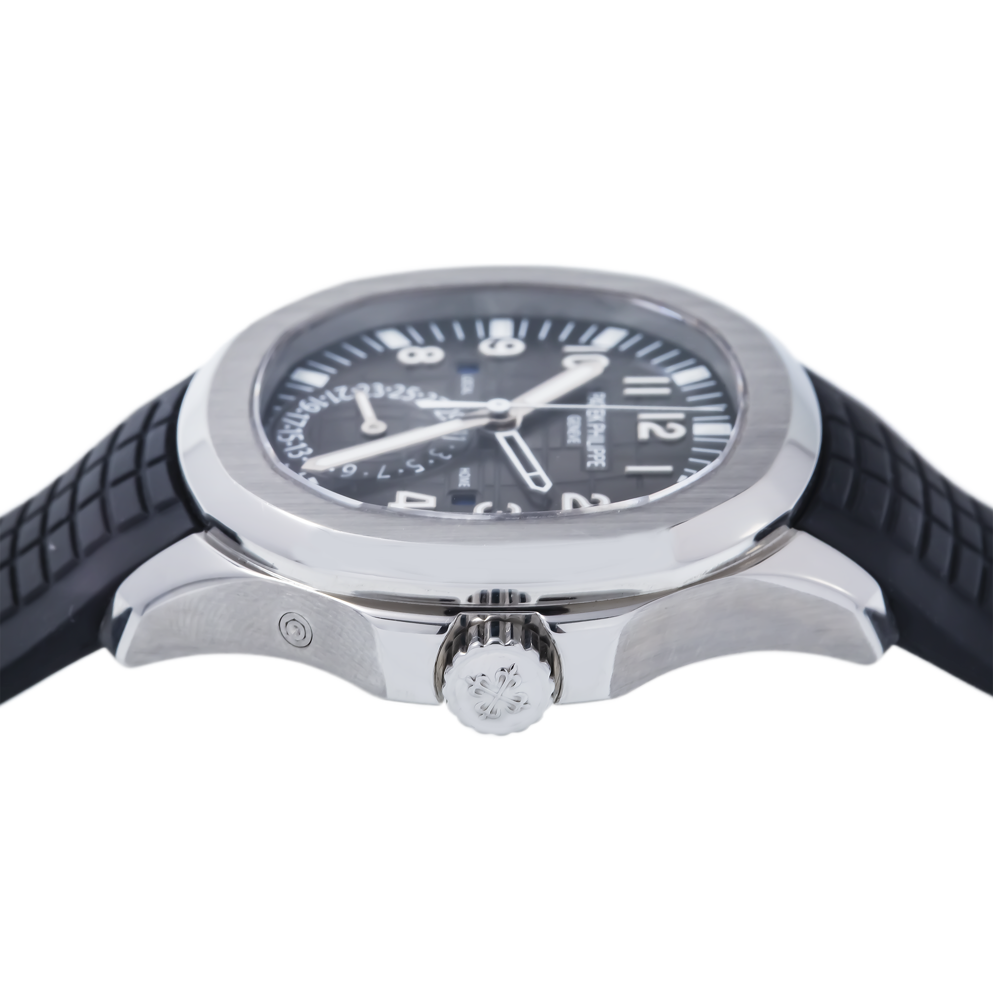 Patek Philippe Aquanaut 5164A 40.8MM Black Dial With Black Strap