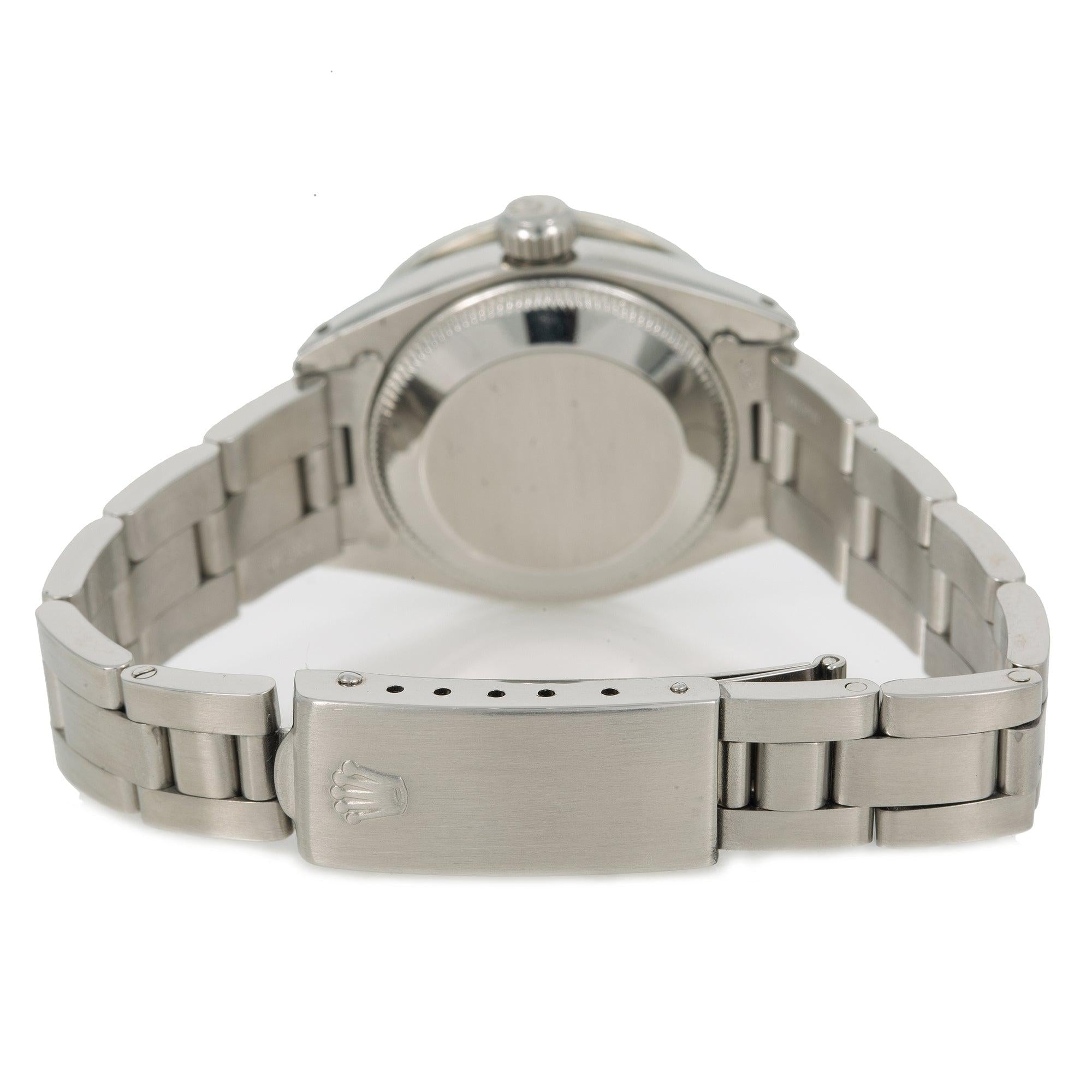 Rolex Datejust Ladies Diamond Watch, 6916 26mm, Silver Diamond Dial With 0.90 CT Diamonds