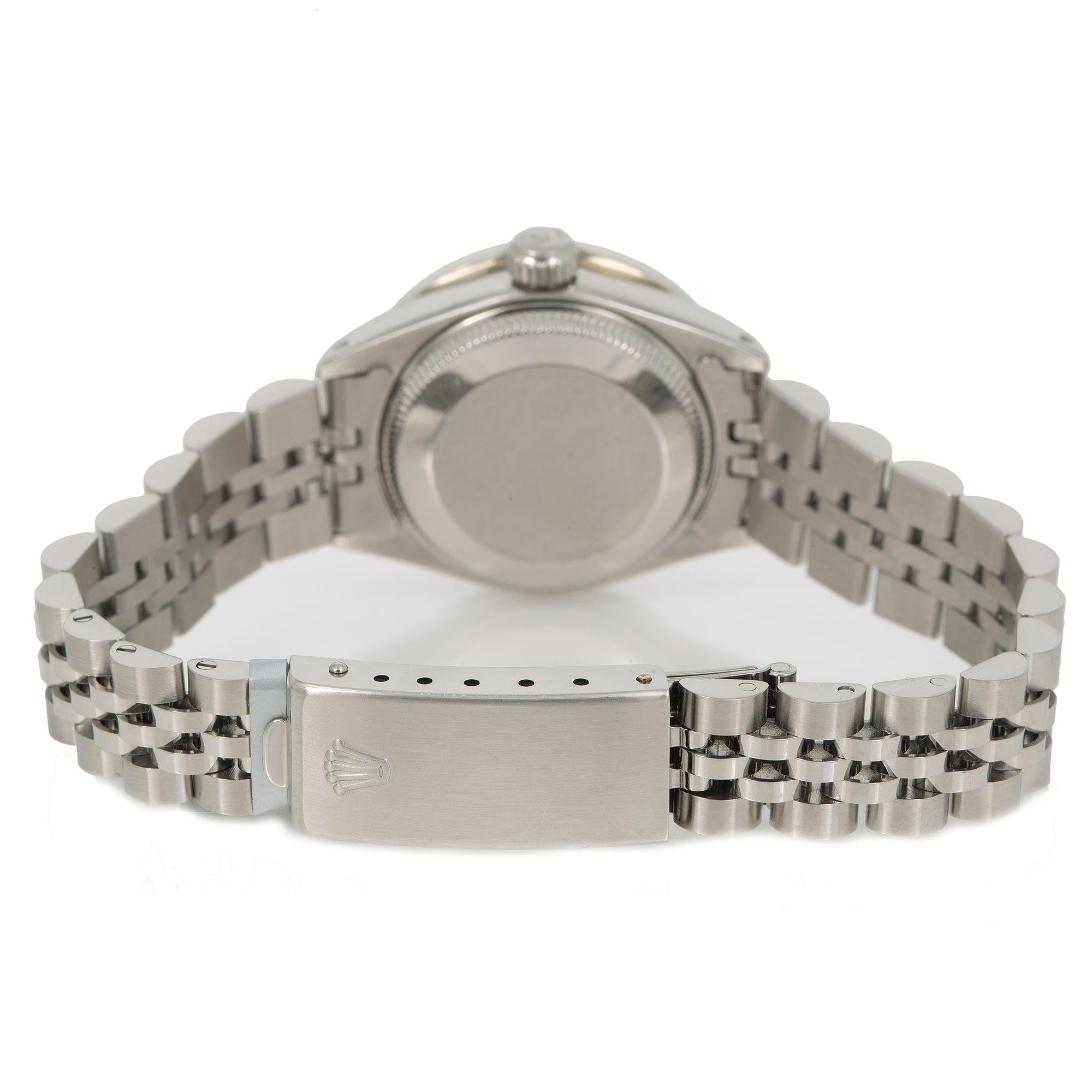 Rolex DateJust Diamond Watch 6924 26mm Silver Diamond Dial With 0.90 CT Diamonds