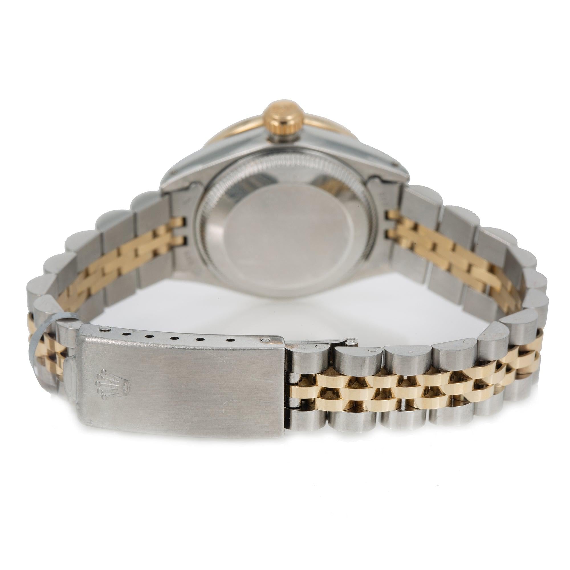 Rolex Lady-Datejust Diamond Watch, 6917 26mm, Blue Diamond Dial With 1.2 CT Diamonds