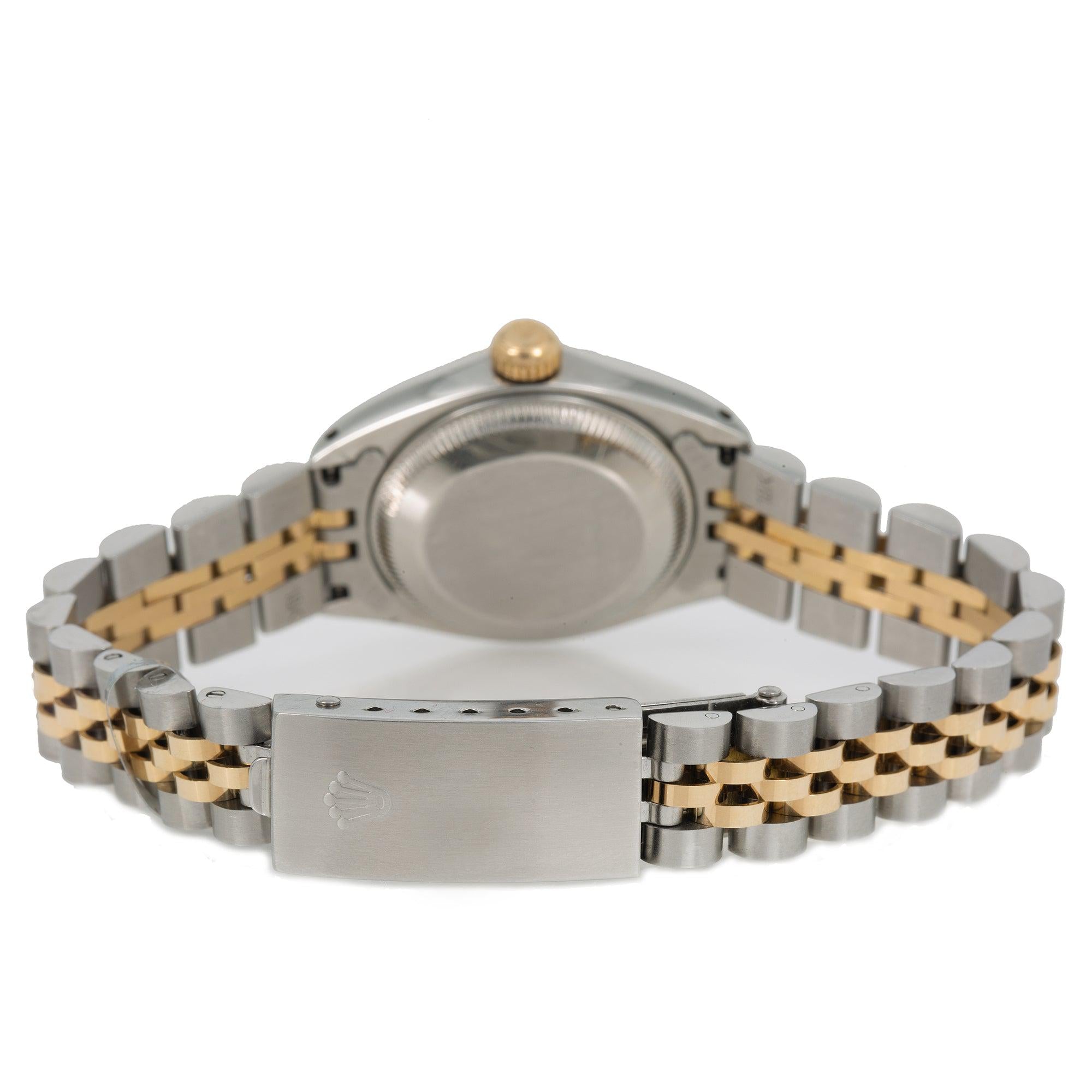 Rolex Lady-Datejust 6917 26MM Black Dial With Two Tone Jubilee Bracelet