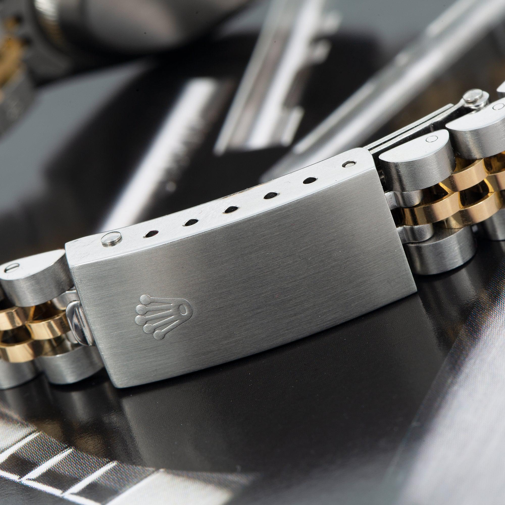 Rolex Lady-Datejust 6917 26MM Black Dial With Two Tone Jubilee Bracelet