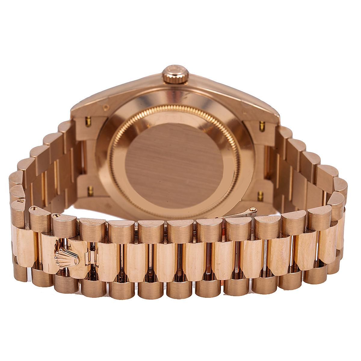 Rolex Day-Date 40 228235 40MM White Dial With Rose Gold President Bracelet