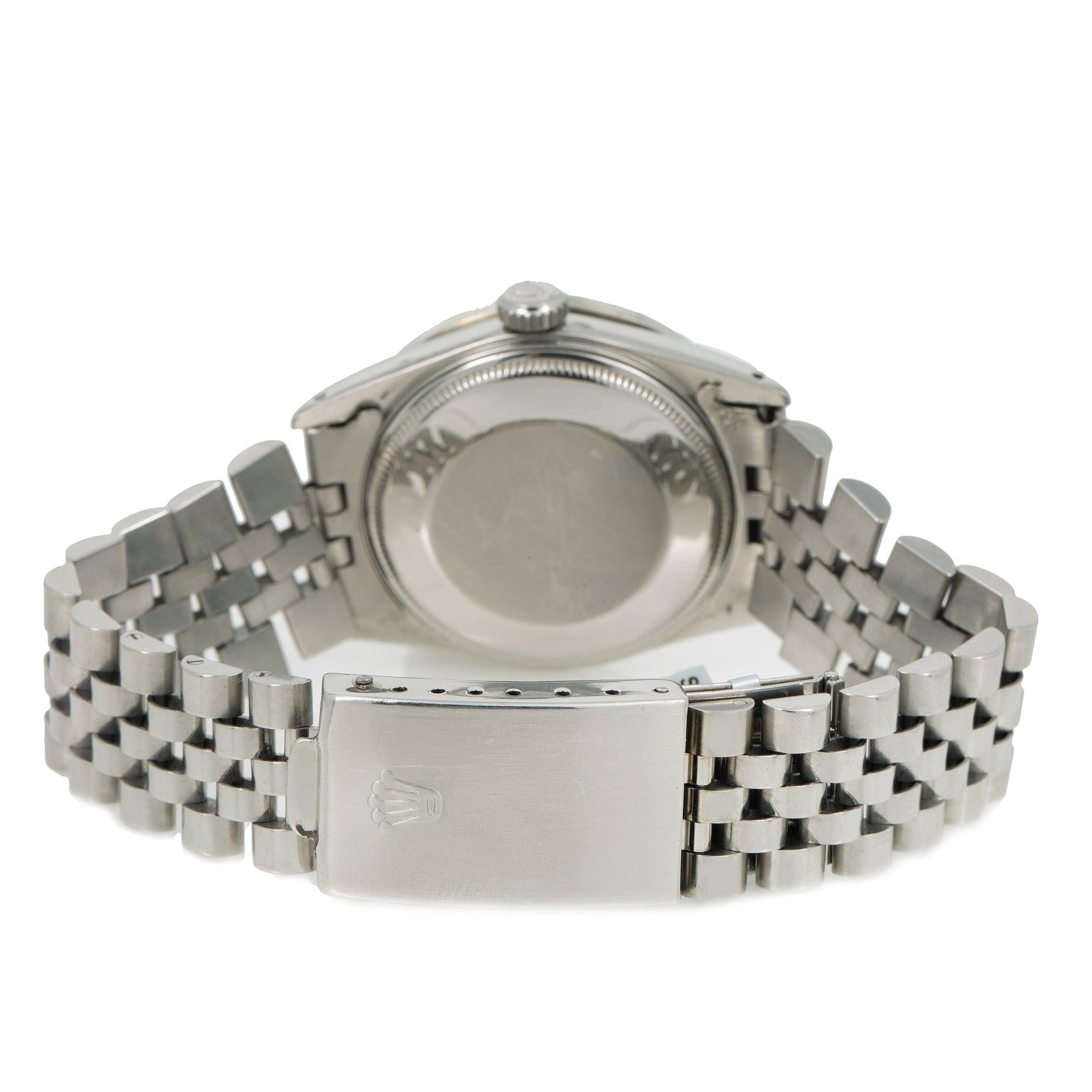 Rolex Oyster Perpetual Datejust 36mm, Blue Diamond Dial With Stainless Steel Jubilee Bracelet