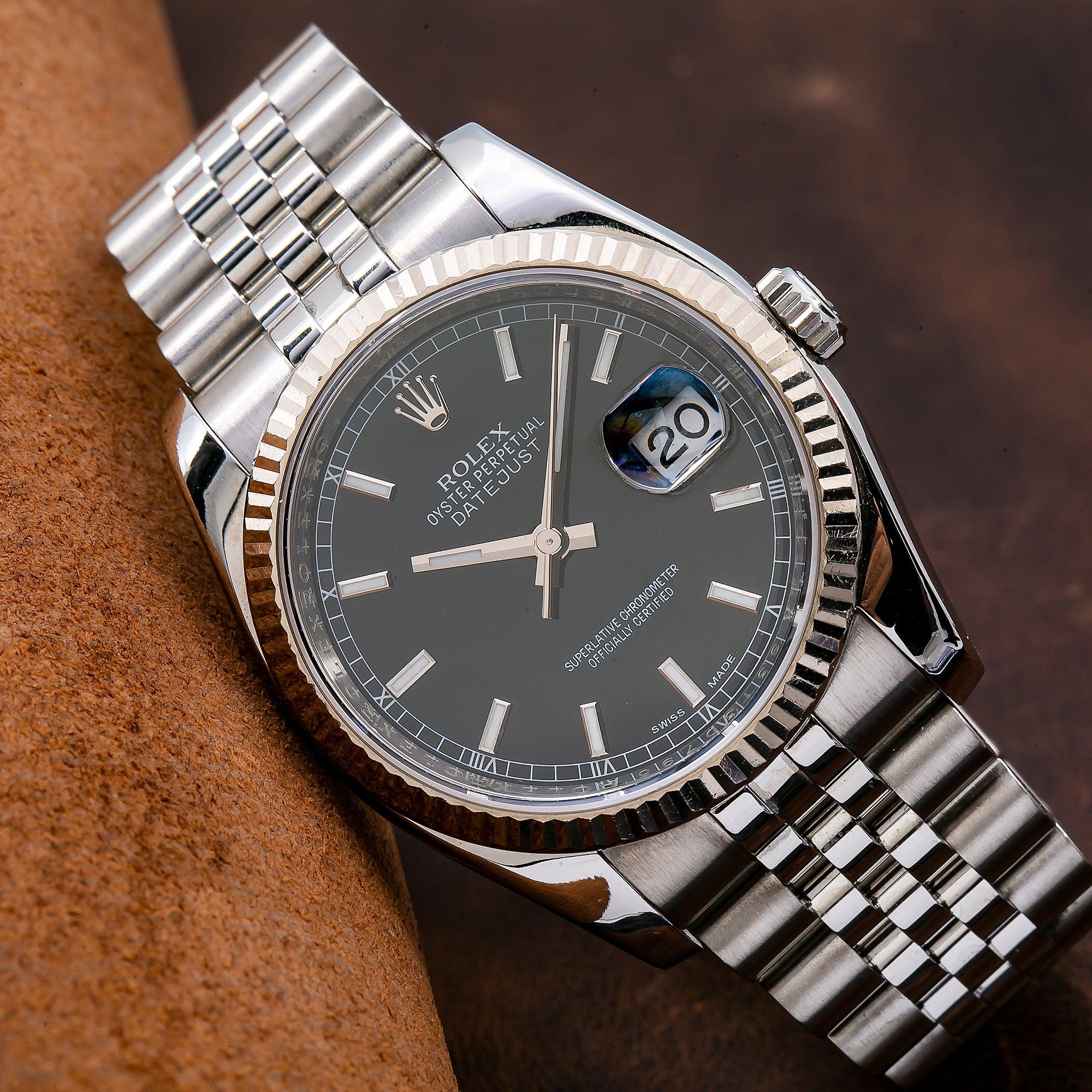 Rolex Datejust 116234 36MM Black Dial With Stainless Steel Bracelet