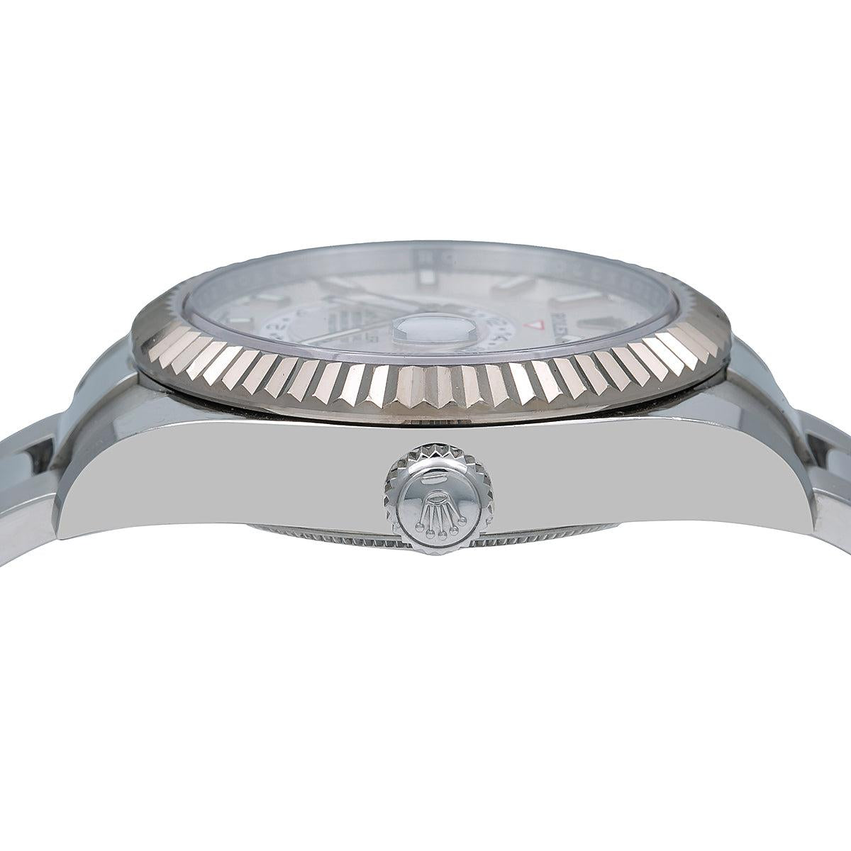 Rolex Sky-Dweller 326934 42MM White Dial With Stainless Steel Oyster Bracelet