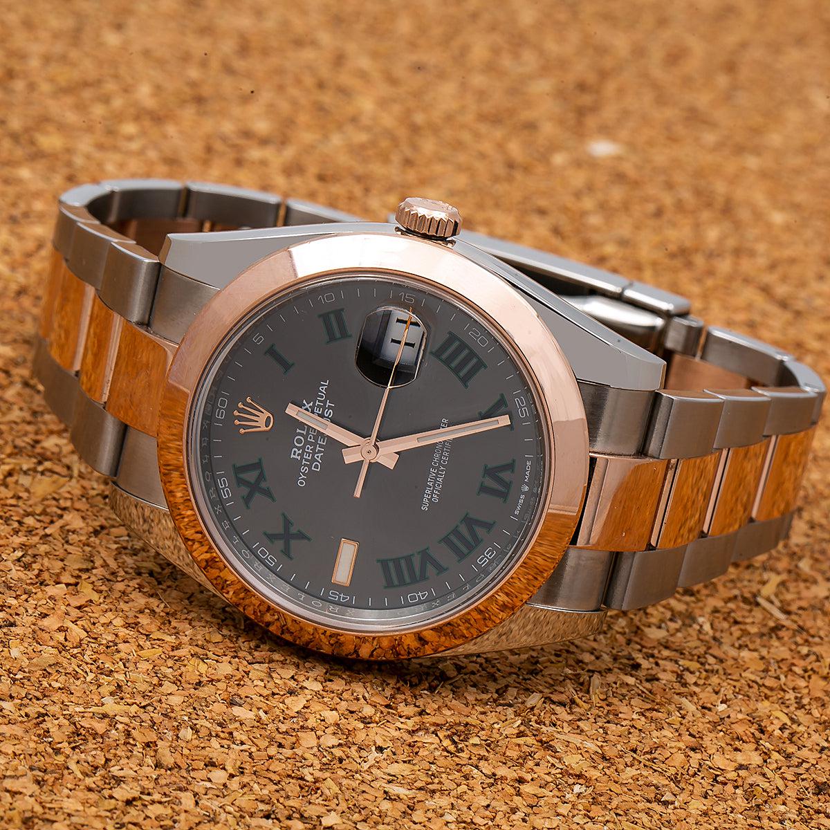 Rolex Datejust 126301 40MM Gray Dial With Two Tone Oyster Bracelet