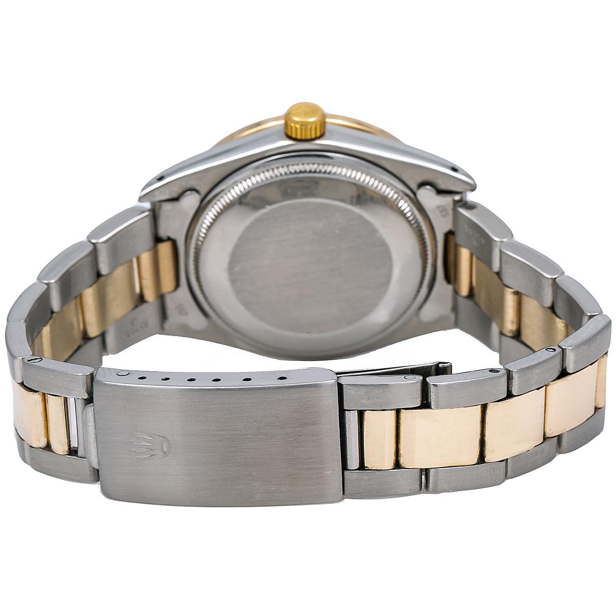 Rolex Date 1500 34mm Diamond Watch Mother of Pearl Dial With 1.20 CT Diamonds