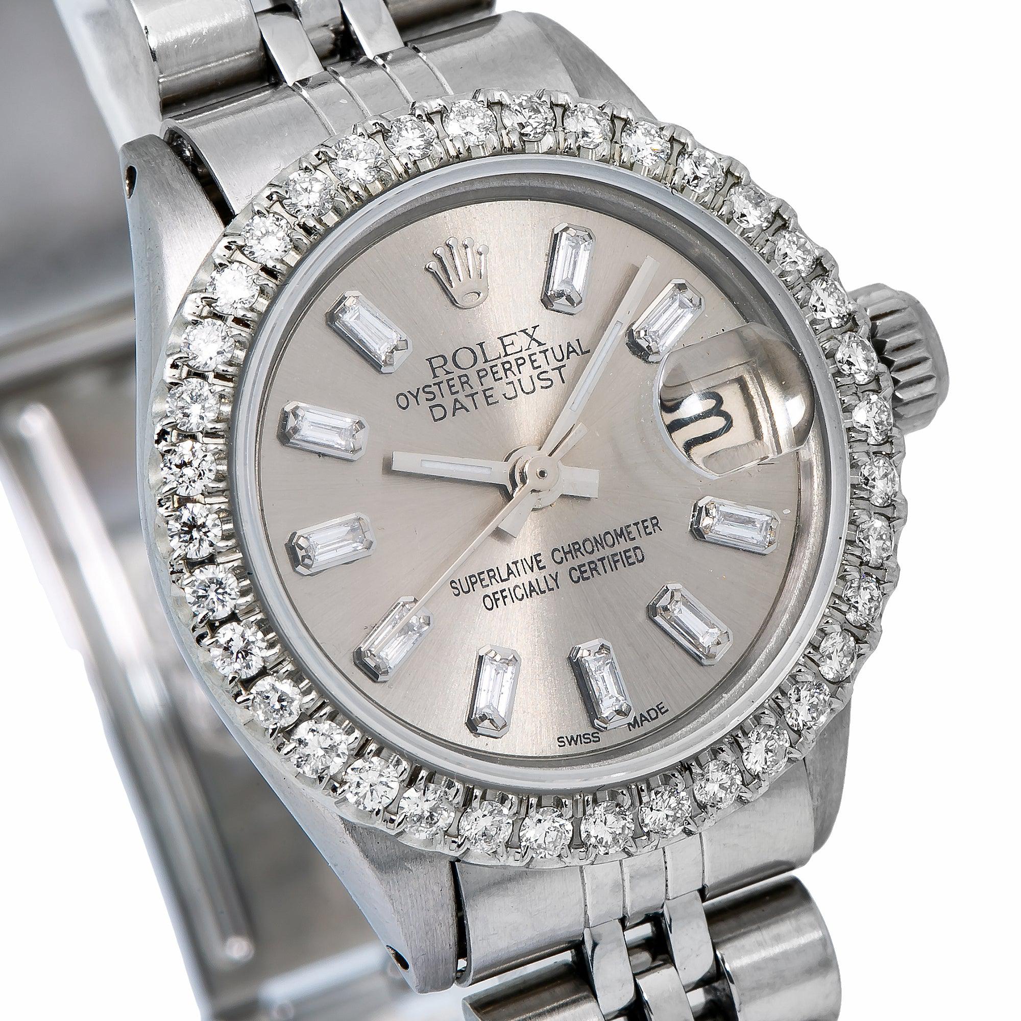 Rolex Datejust 26MM Grey Diamond Dial With Stainless Steel Jubilee Bracelet
