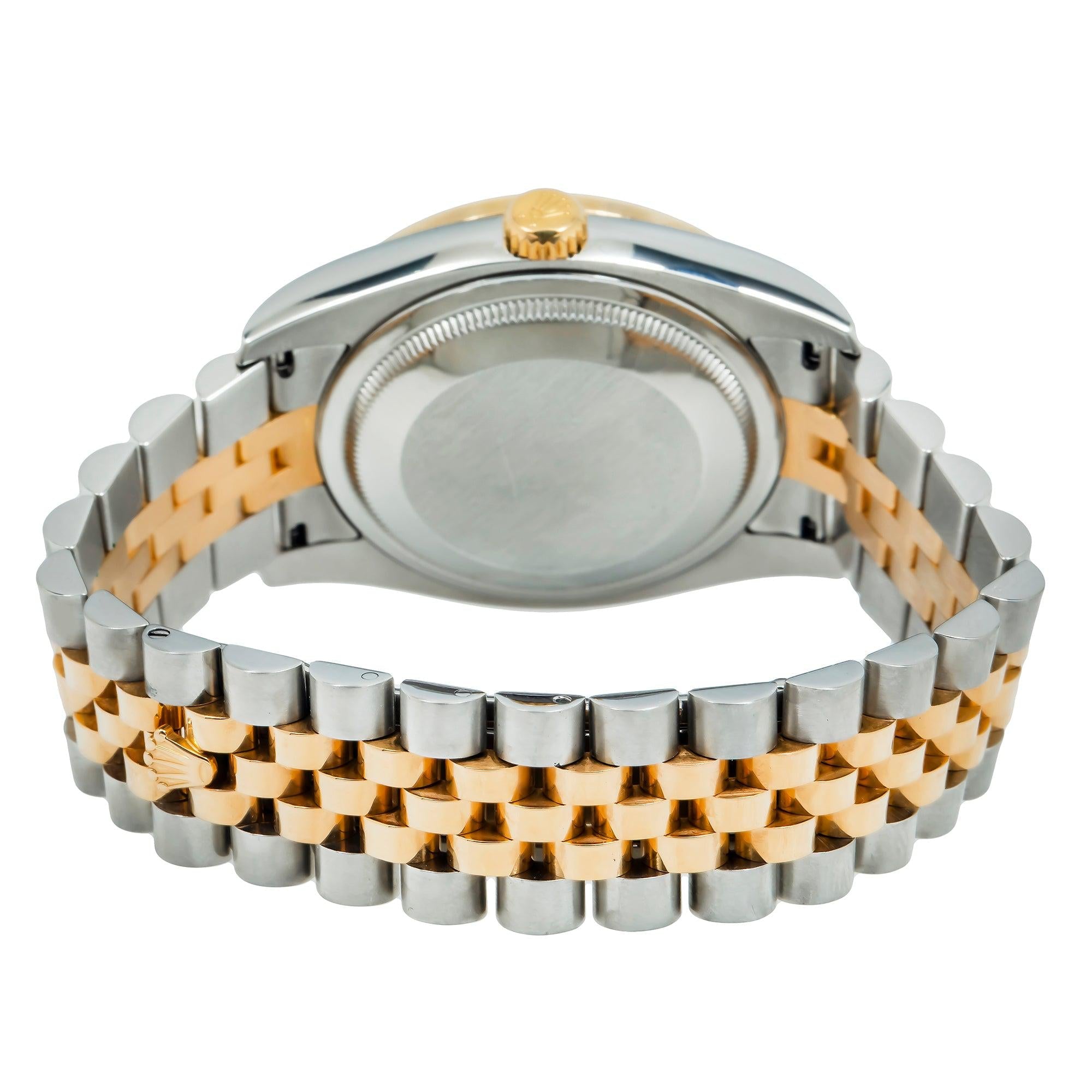 Rolex Datejust 116233 36MM Pink Diamond Dial And Bezel With Two Tone Jubilee Bracelet