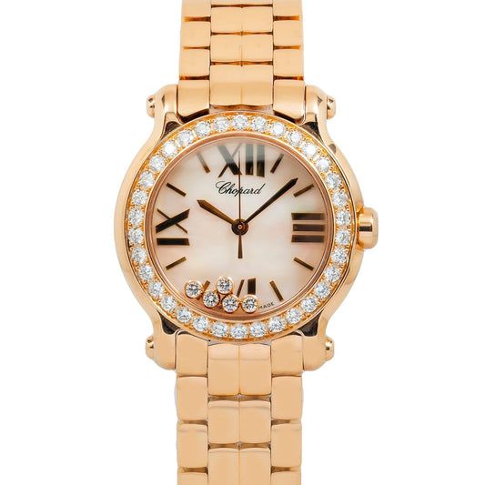 Chopard Happy Sport 274189-5007 30MM Mother Of Pearl Diamond Dial And Bezel