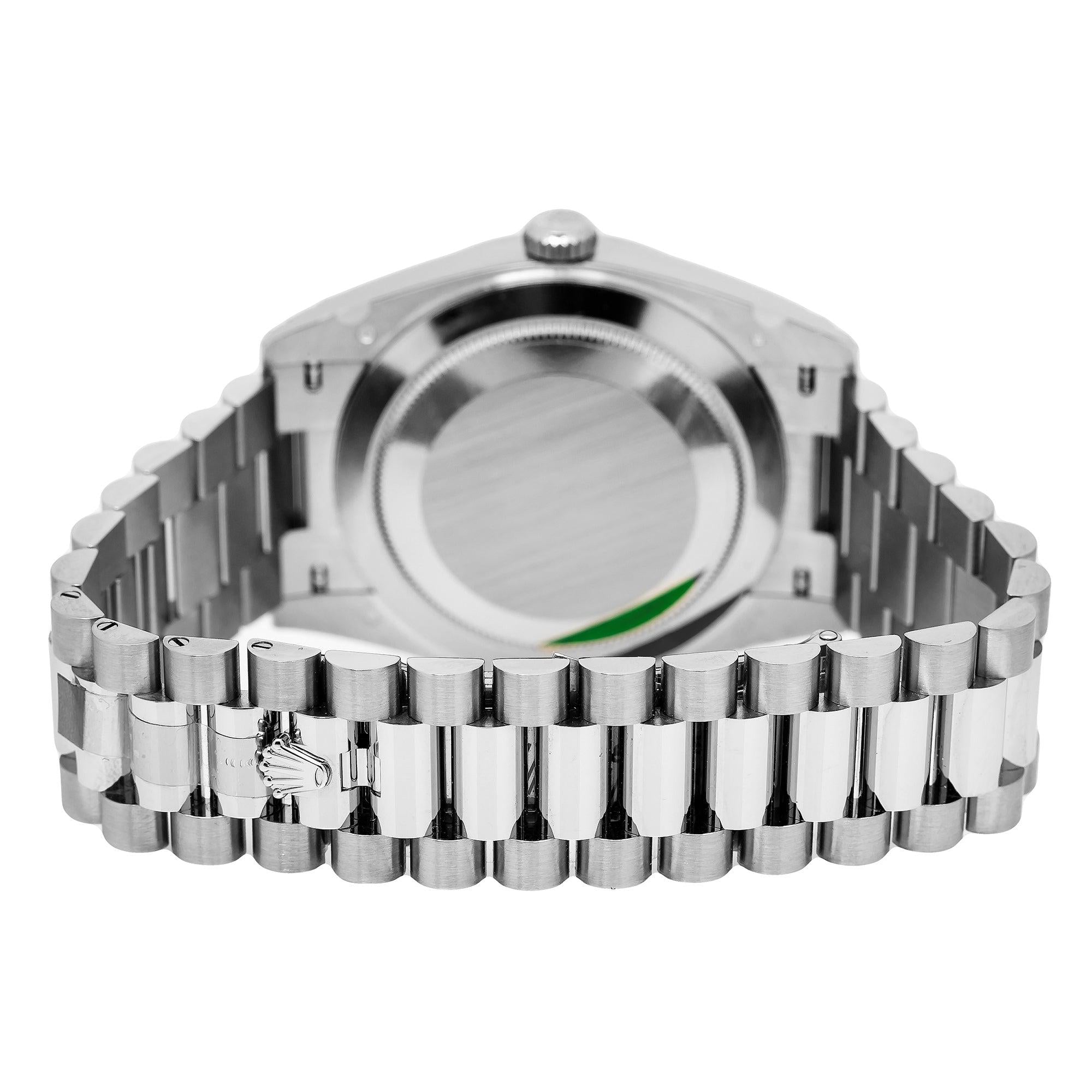 ROLEX DAY DATE 40 WHITE GOLD ANNIVERSARY GREEN DIAL 228239