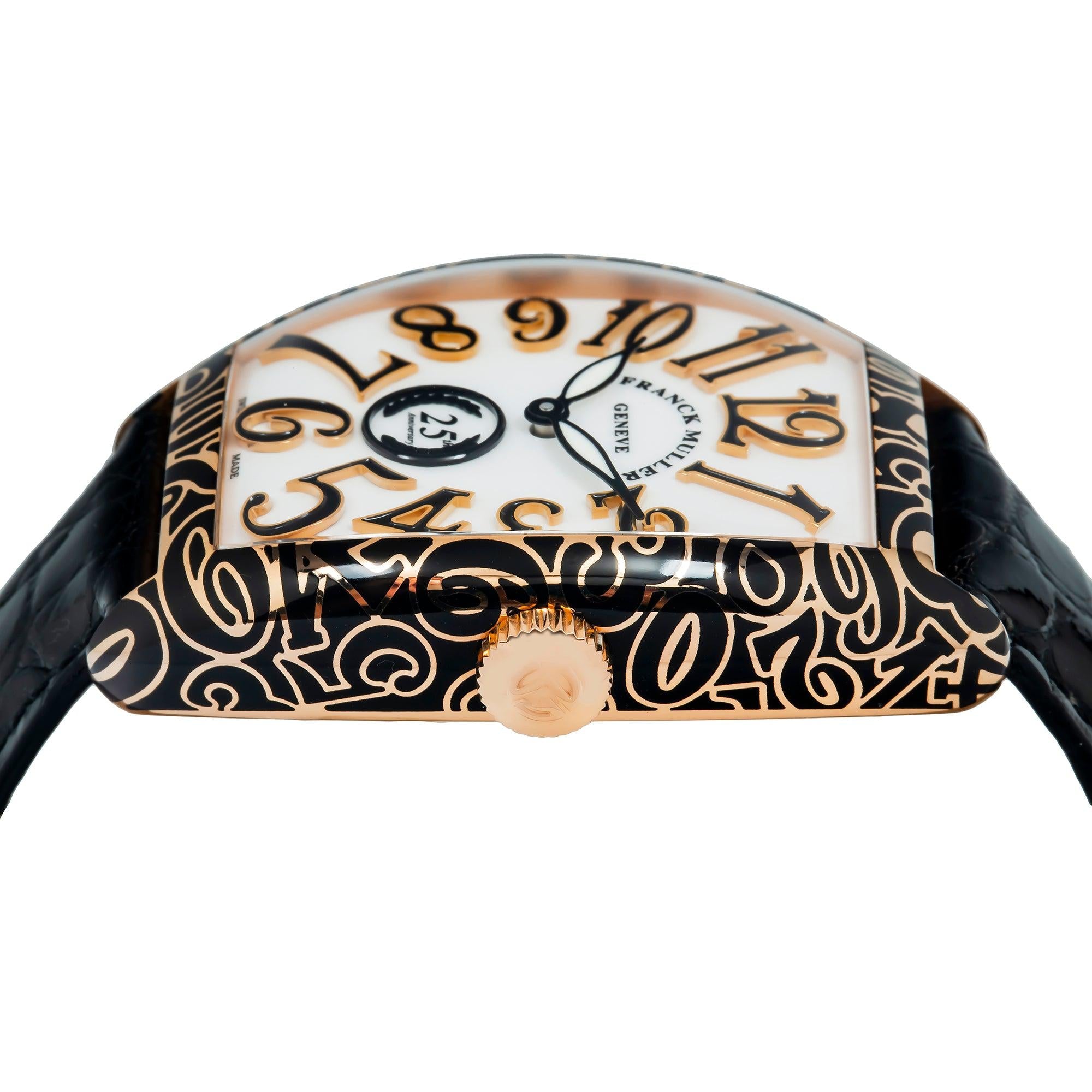 Franck Muller Cintree Curvex 25th Anniversary 8880 42MM White Dial