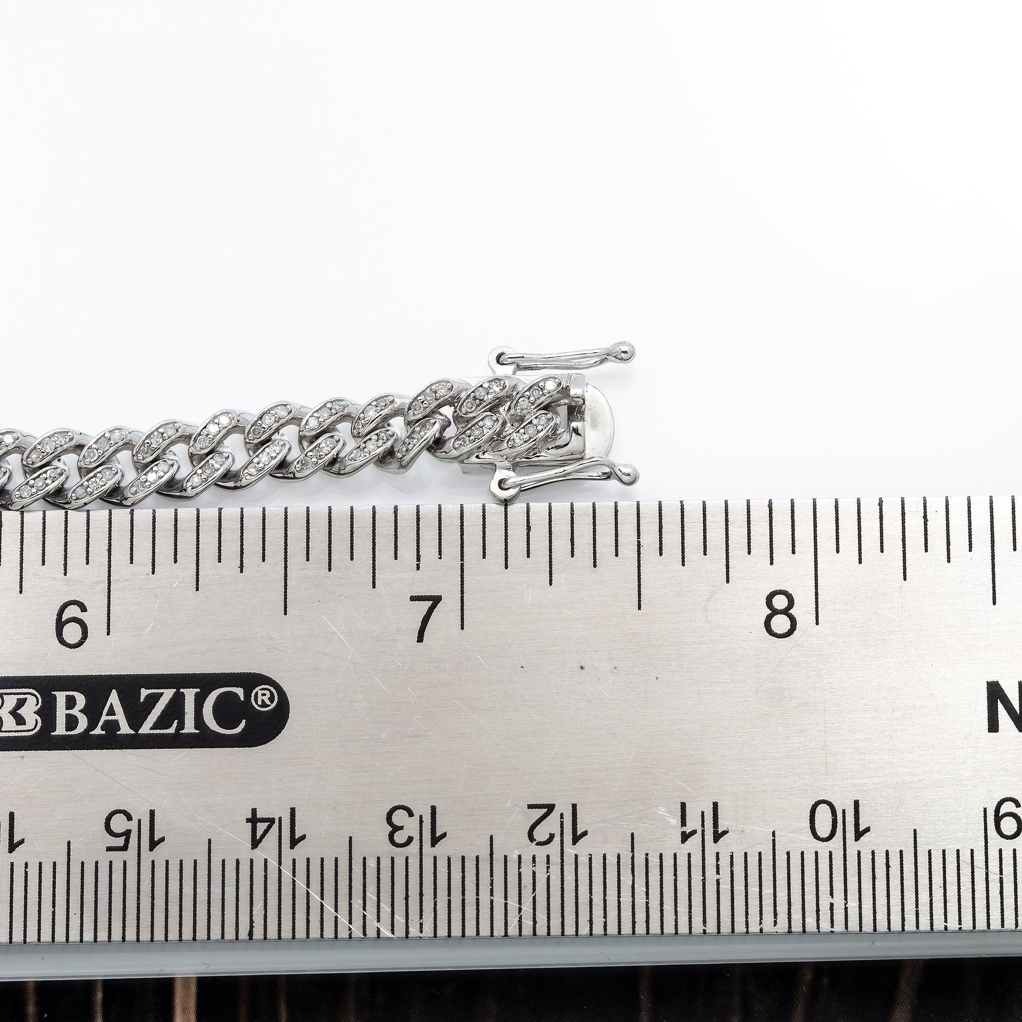 6.5MM MIAMI CUBAN BRACELET WITH DIAMONDS
