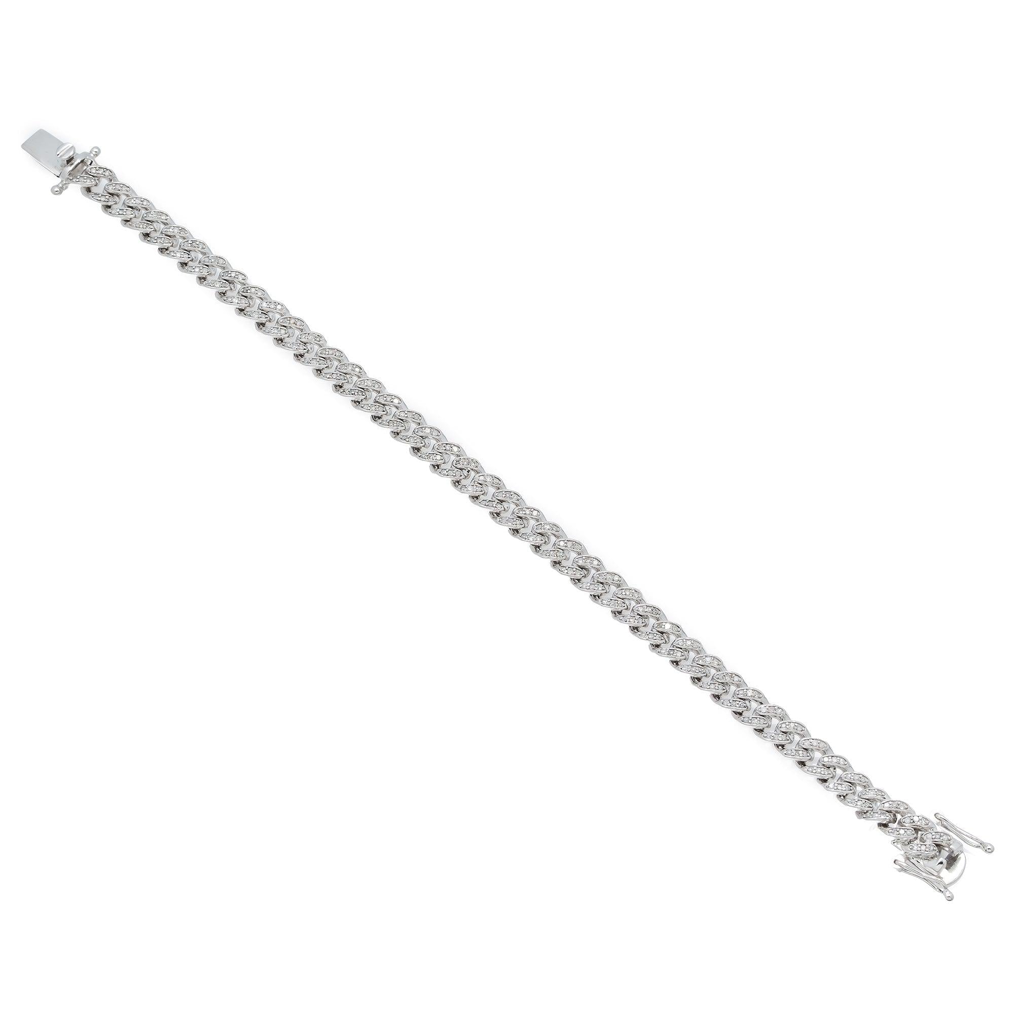 6.5MM MIAMI CUBAN BRACELET WITH DIAMONDS