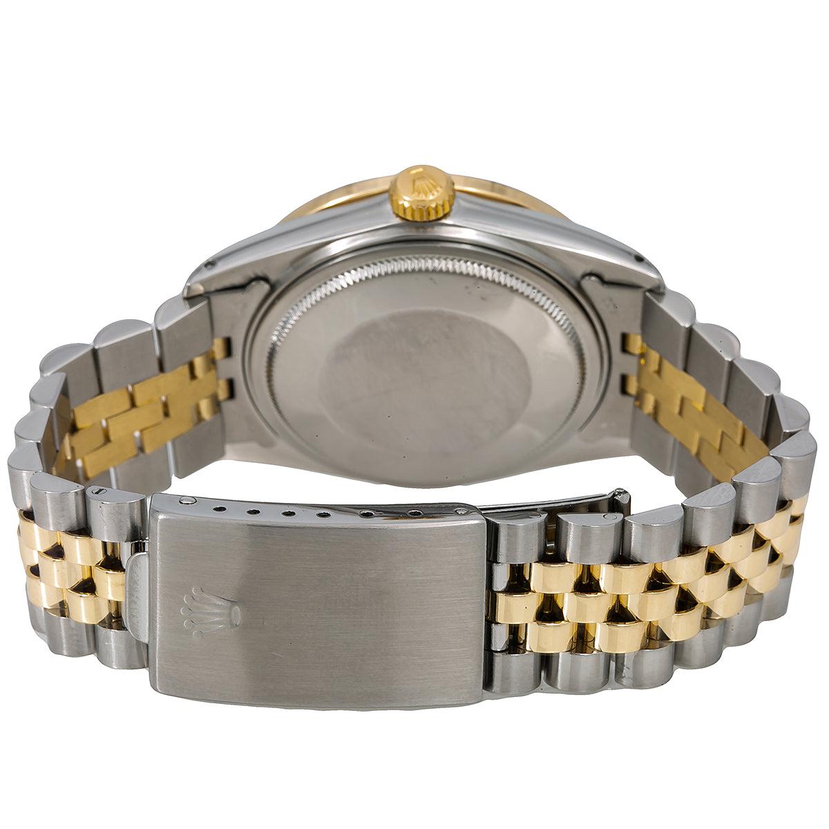 Rolex Datejust 16013 36MM Black Diamond Dial And Bezel With 1.20 CT Diamonds