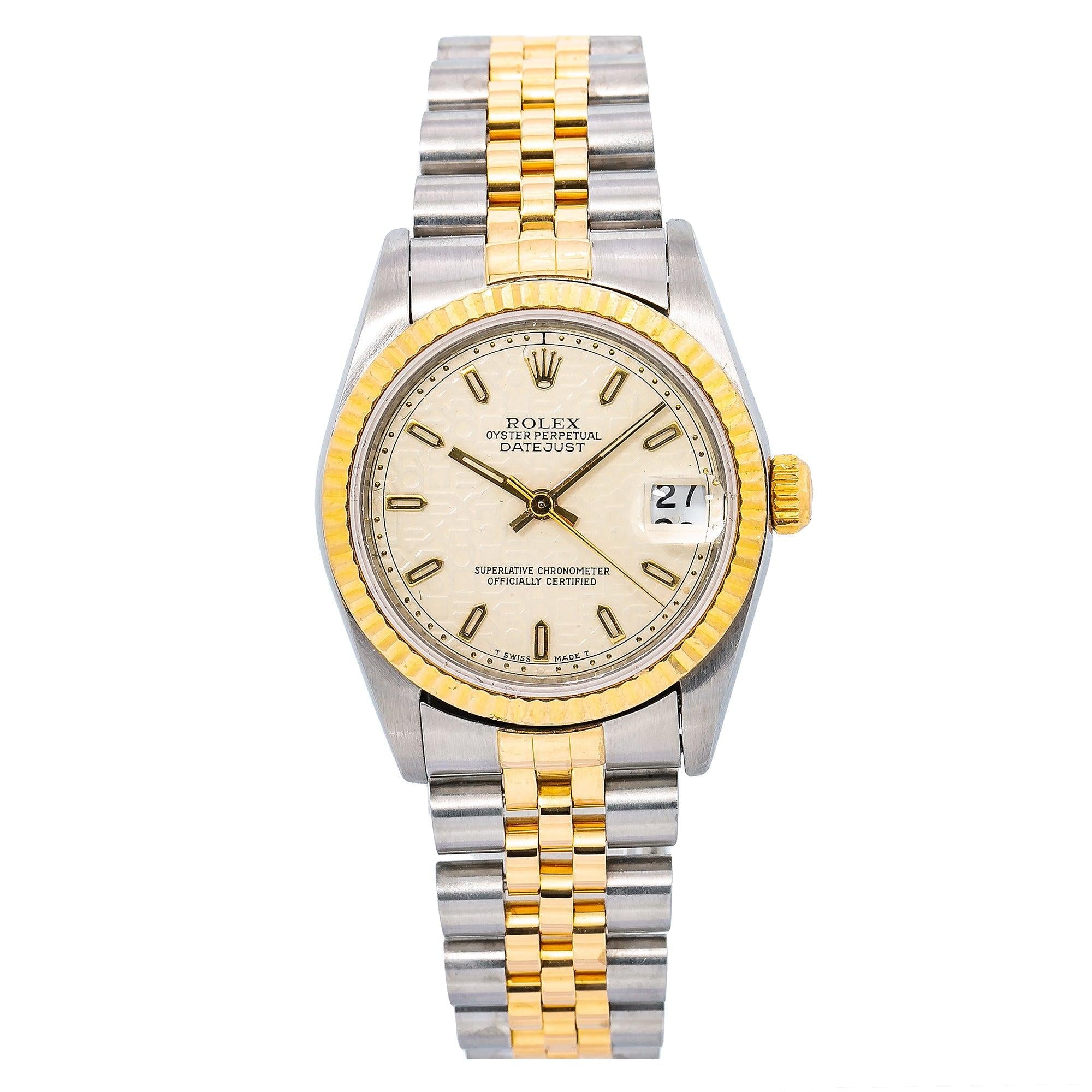 Rolex Lady-Datejust 68273 31MM Champagne Dial With Two Tone Jubilee Bracelet