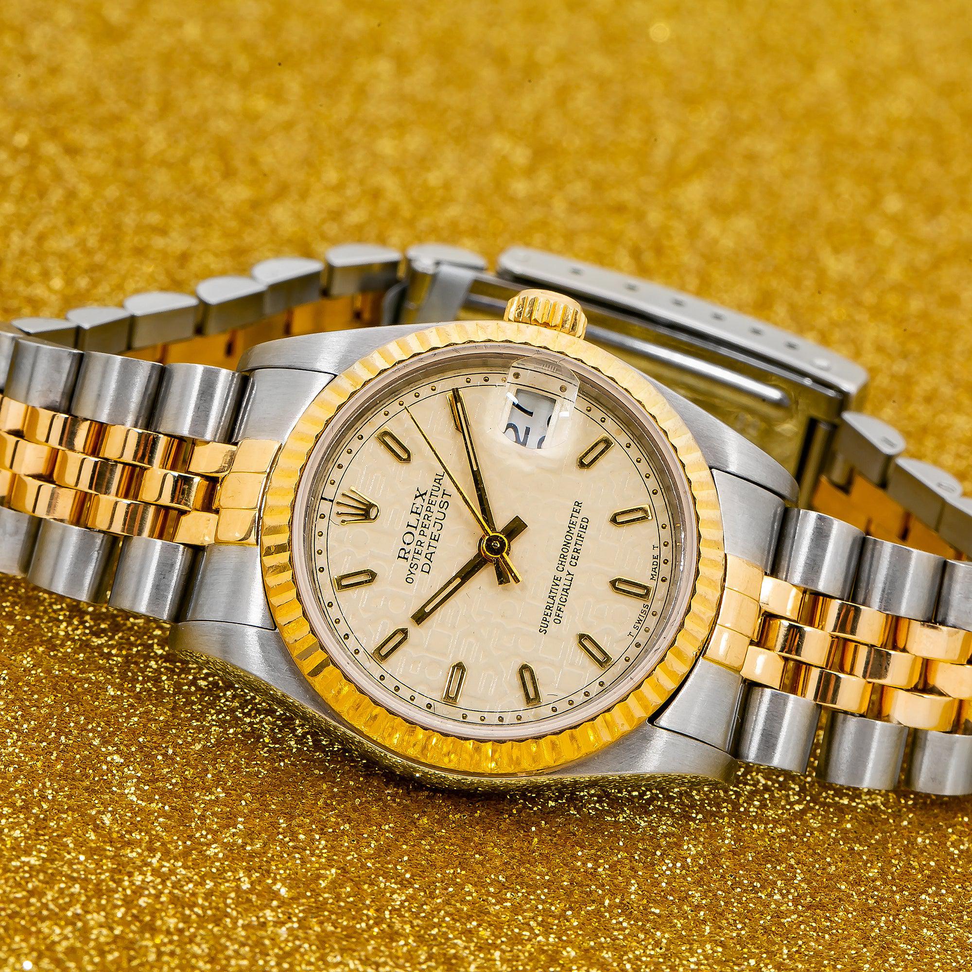 Rolex Lady-Datejust 68273 31MM Champagne Dial With Two Tone Jubilee Bracelet
