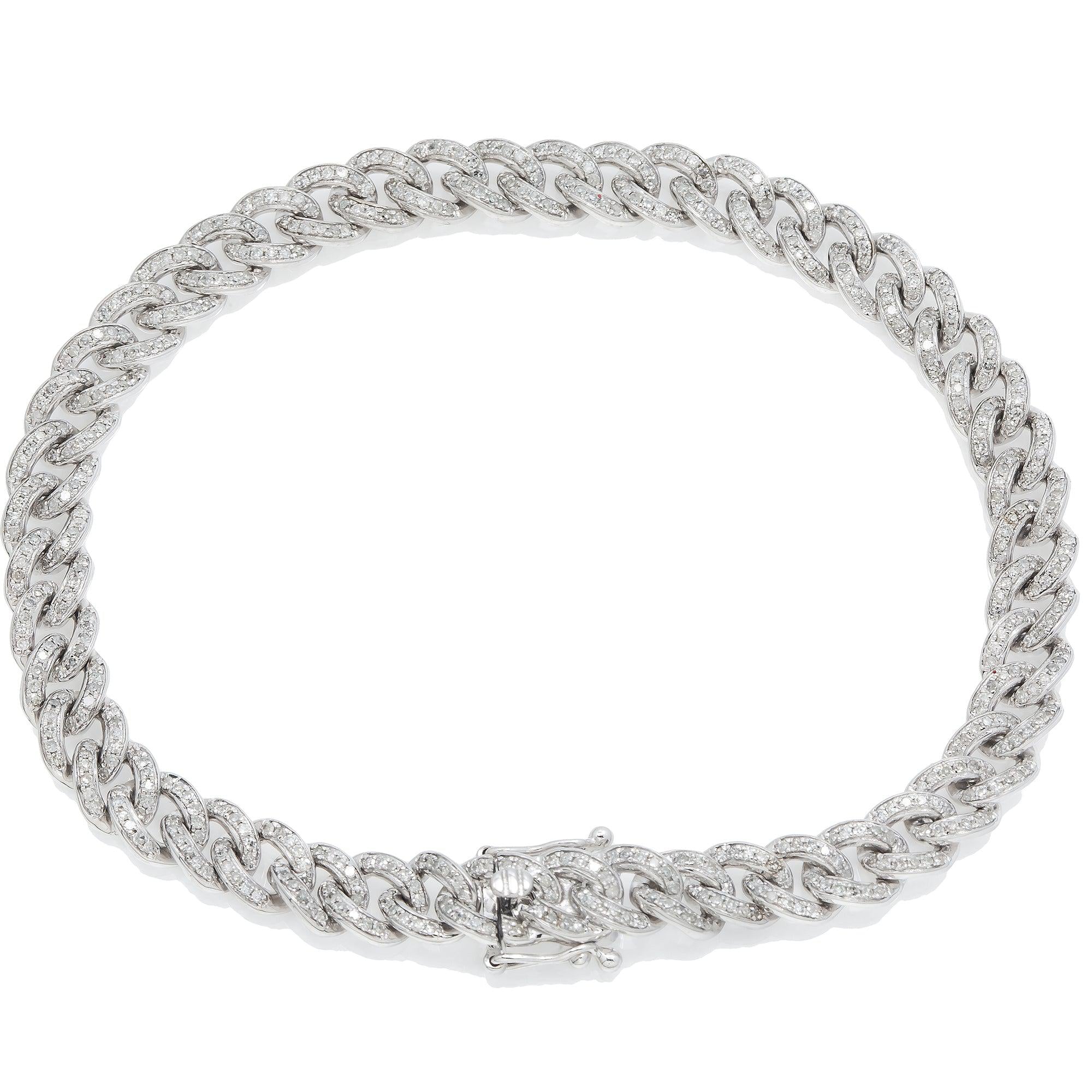 6MM MIAMI CUBAN BRACELET WITH DIAMONDS