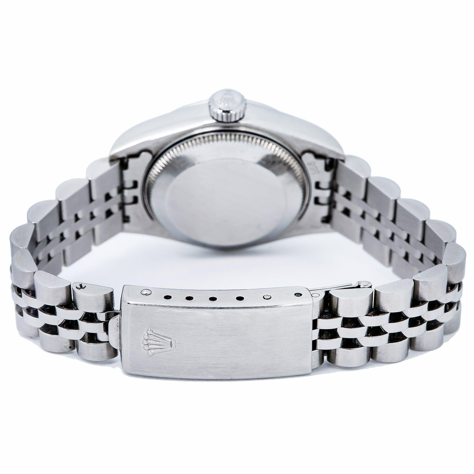 Rolex Datejust 26MM Pink Diamond Dial With Stainless Steel Bracelet