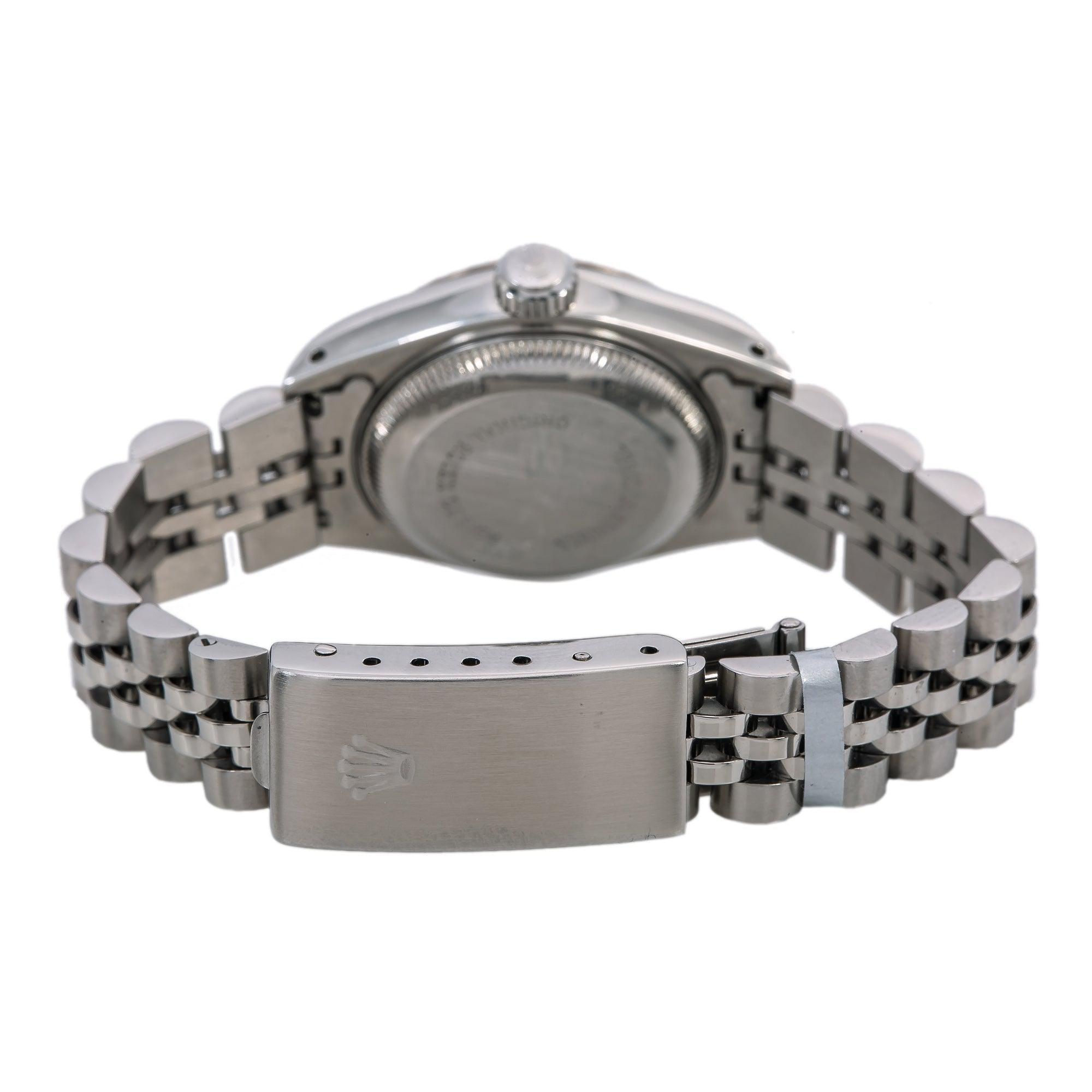 Rolex Lady-Datejust 69174 26MM White Dial With Stainless Steel Jubilee Bracelet