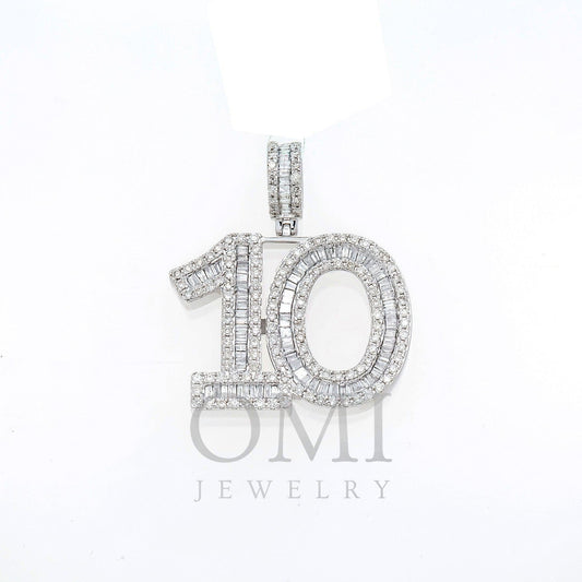 PPL AD - 14K WHITE GOLD BAGUETTE DIAMOND RING 2.04 CT size 9.5