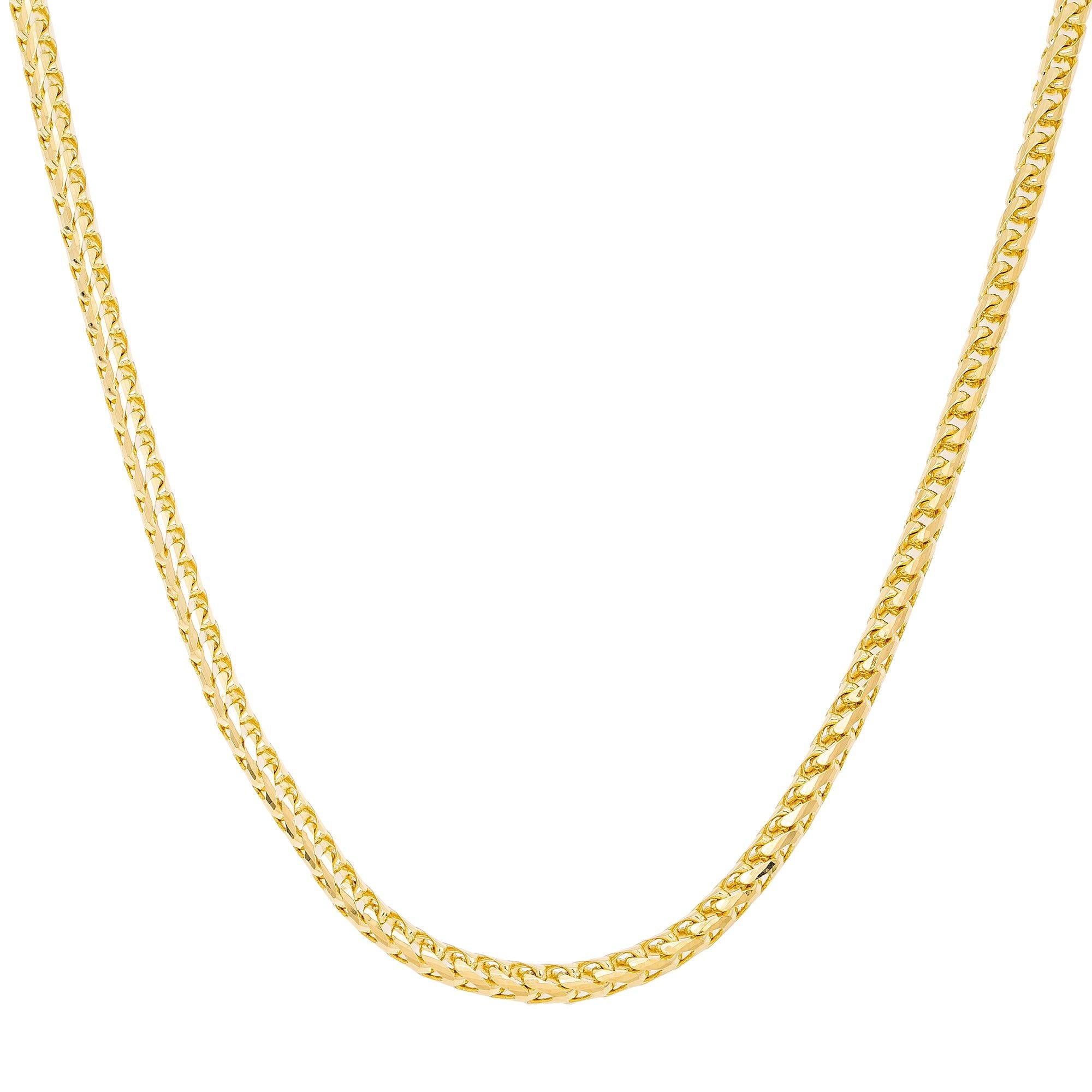 10k Yellow Gold 5mm Millennium Franco Chain Available In Sizes 18"-26"