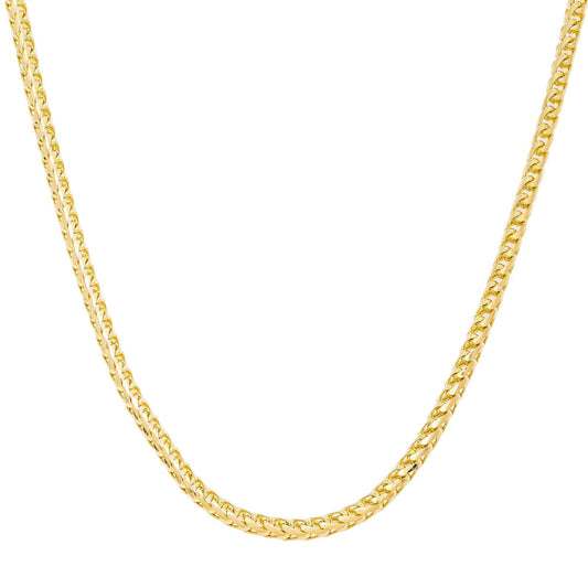 10k Yellow Gold 5mm Millennium Franco Chain Available In Sizes 18"-26"