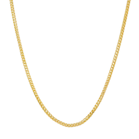 10k Yellow Gold 4mm Millennium Franco Chain Available In Sizes 18"-26"