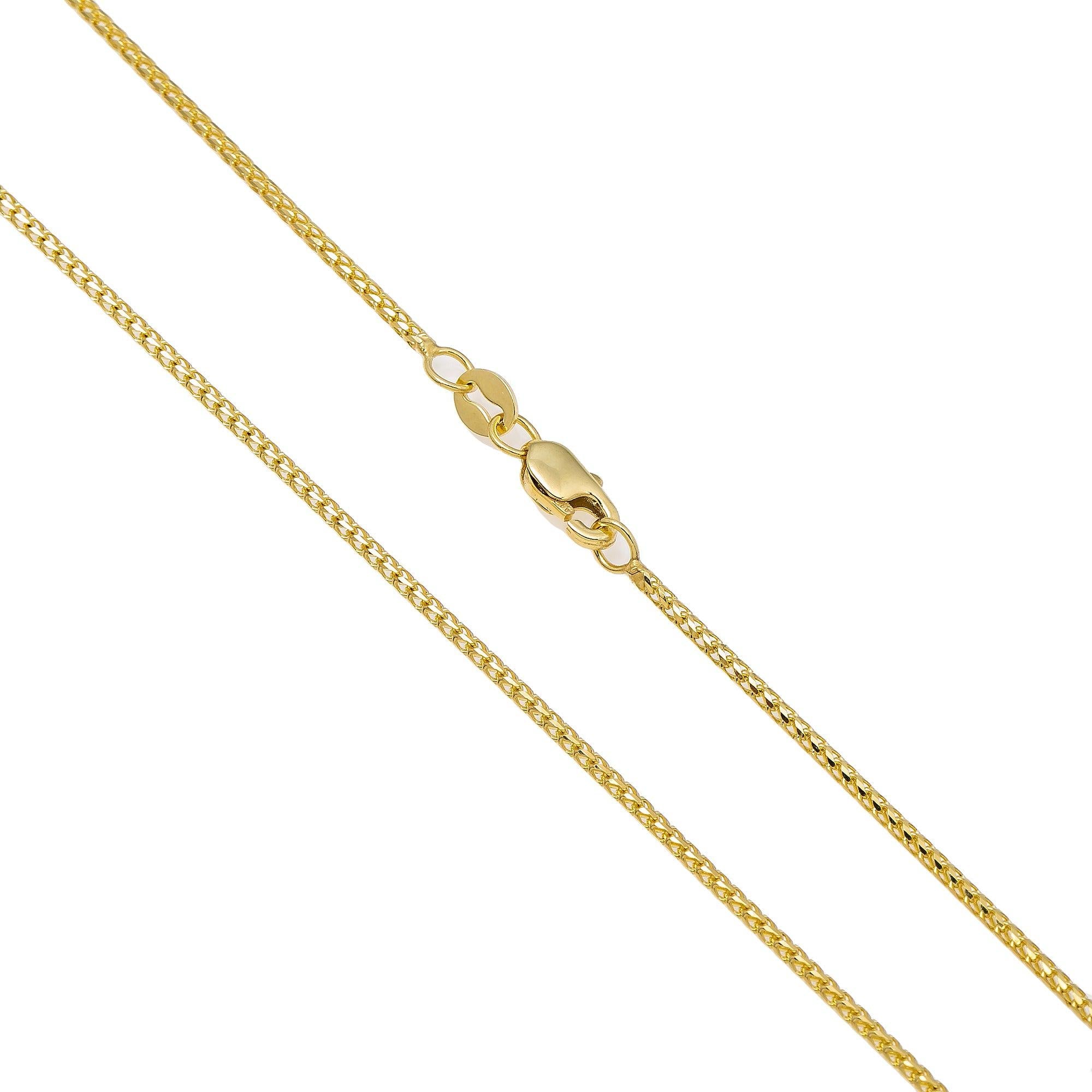 10k Yellow Gold 2mm Millennium Franco Chain Available In Sizes 18"-26"
