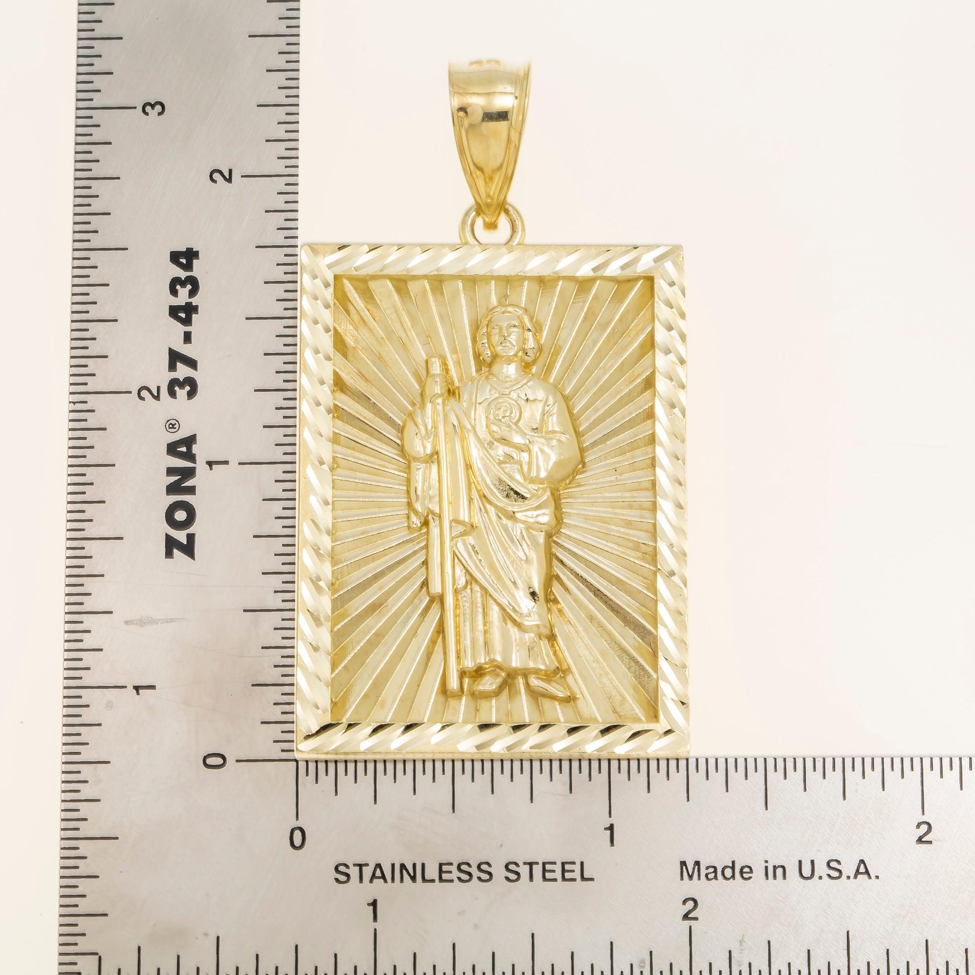 10K GOLD ST. JUDE PENDANT 13.2G