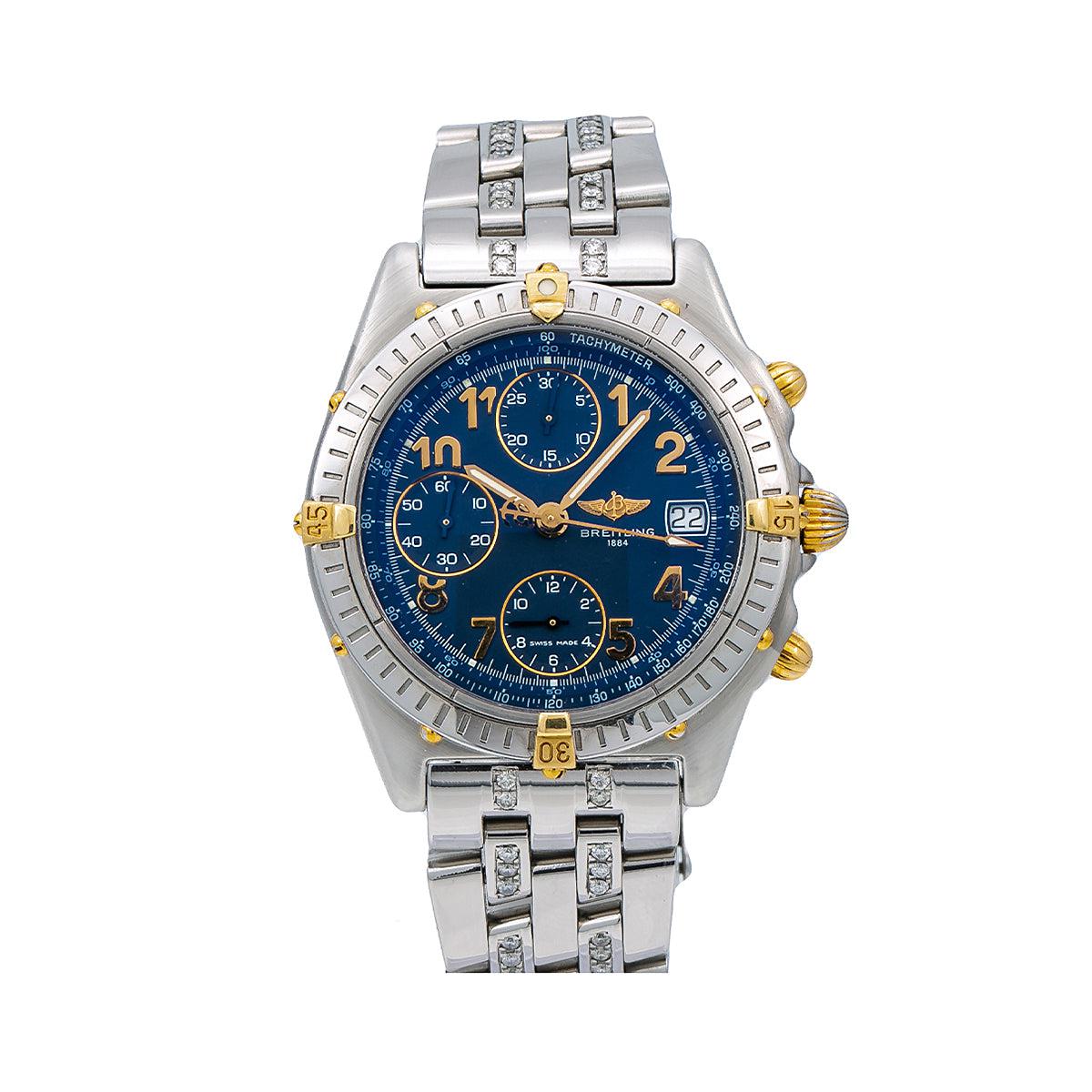 Breitling Blackbird B13350 40mm Blue Dial With Stainless Steel Bracelet
