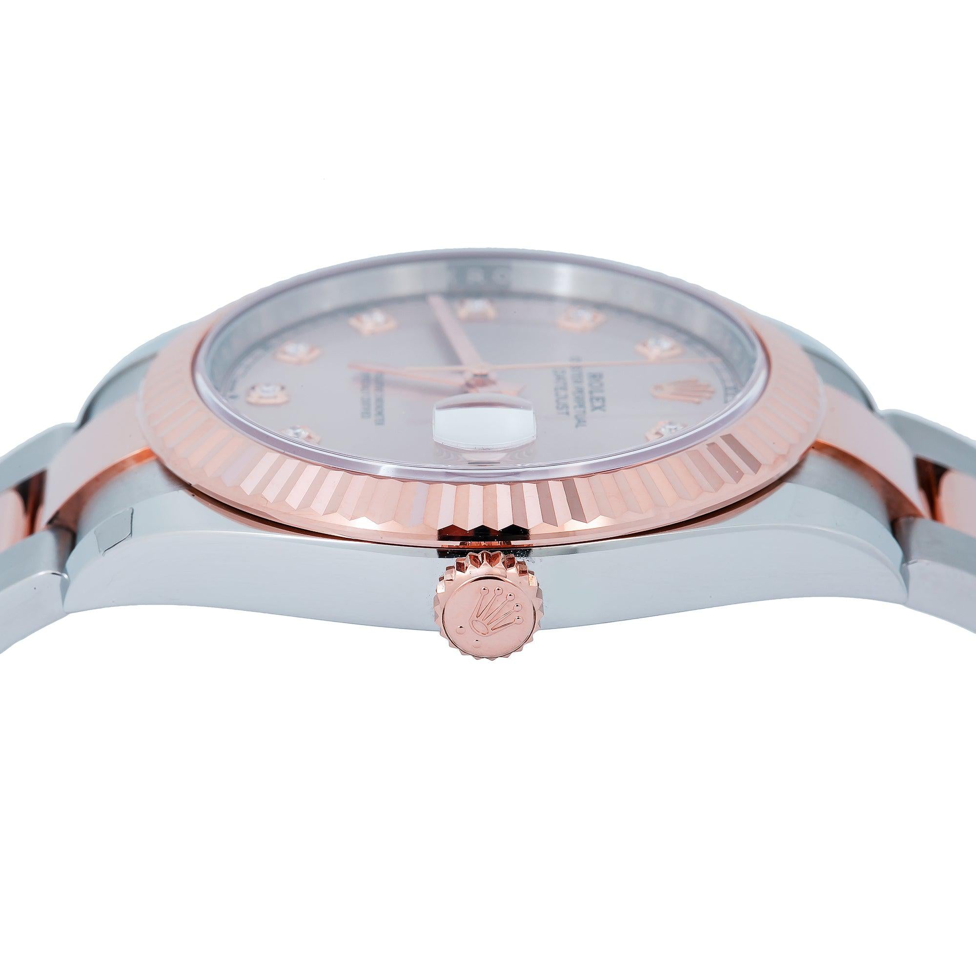 Rolex Datejust 41 126331 41MM Pink Diamond Dial With Two Tone Jubilee Bracelet