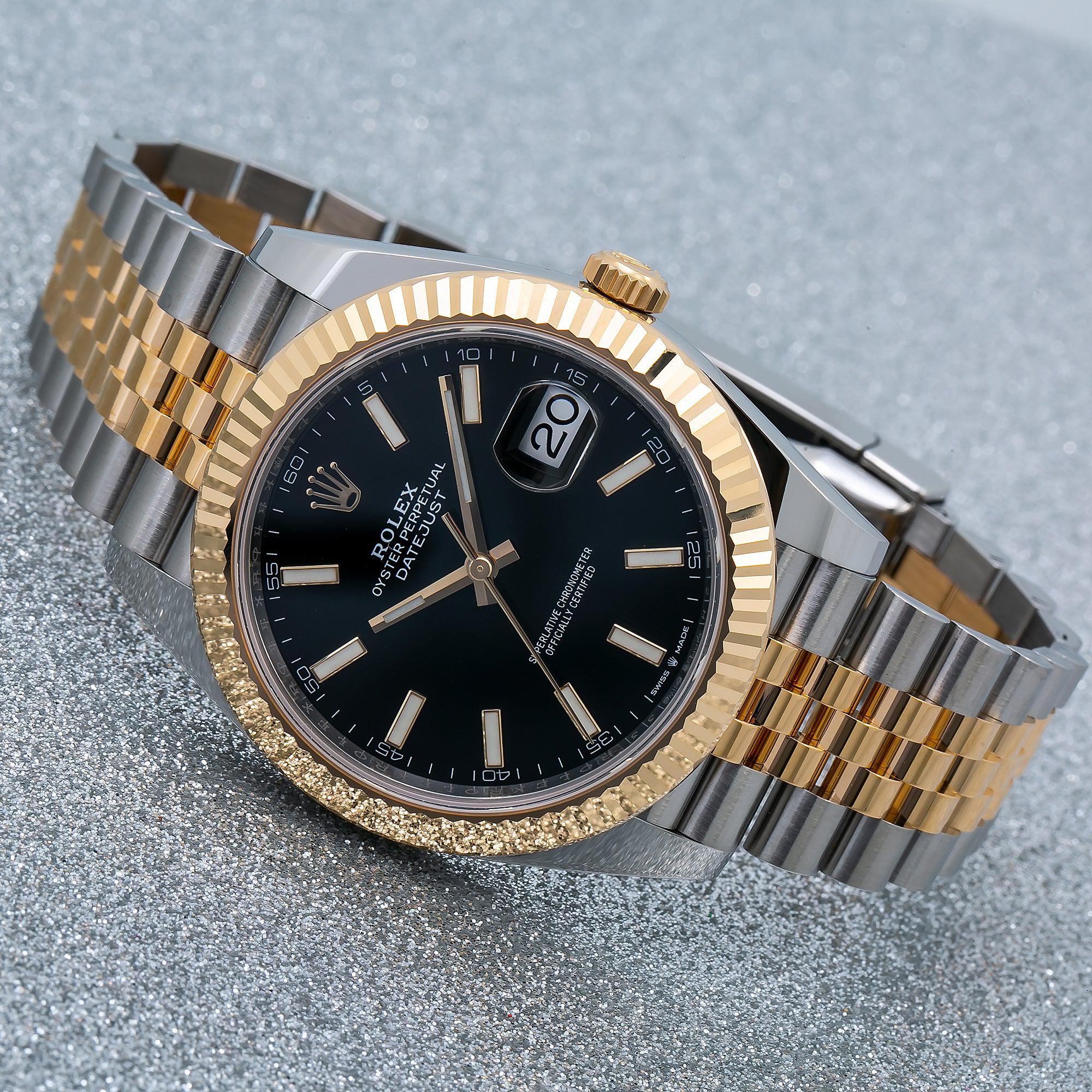 Rolex Datejust 126333 41MM Black Dial With Two Tone Jubilee Bracelet