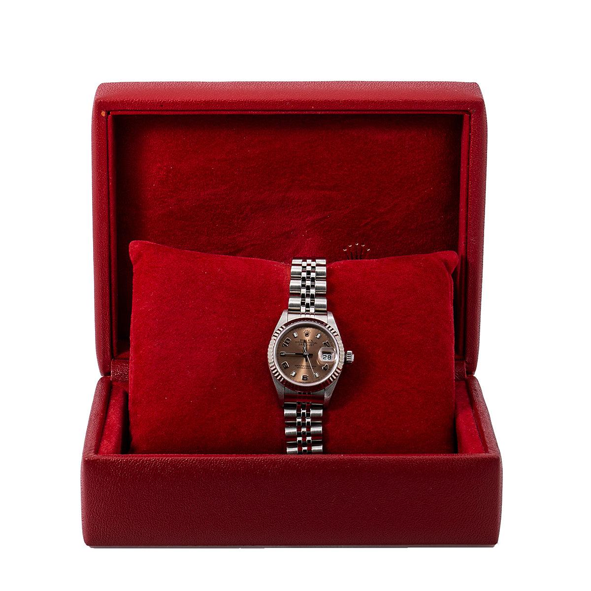 Rolex Datejust 79174 26MM Brown Dial With Stainless Steel Jubilee Bracelet