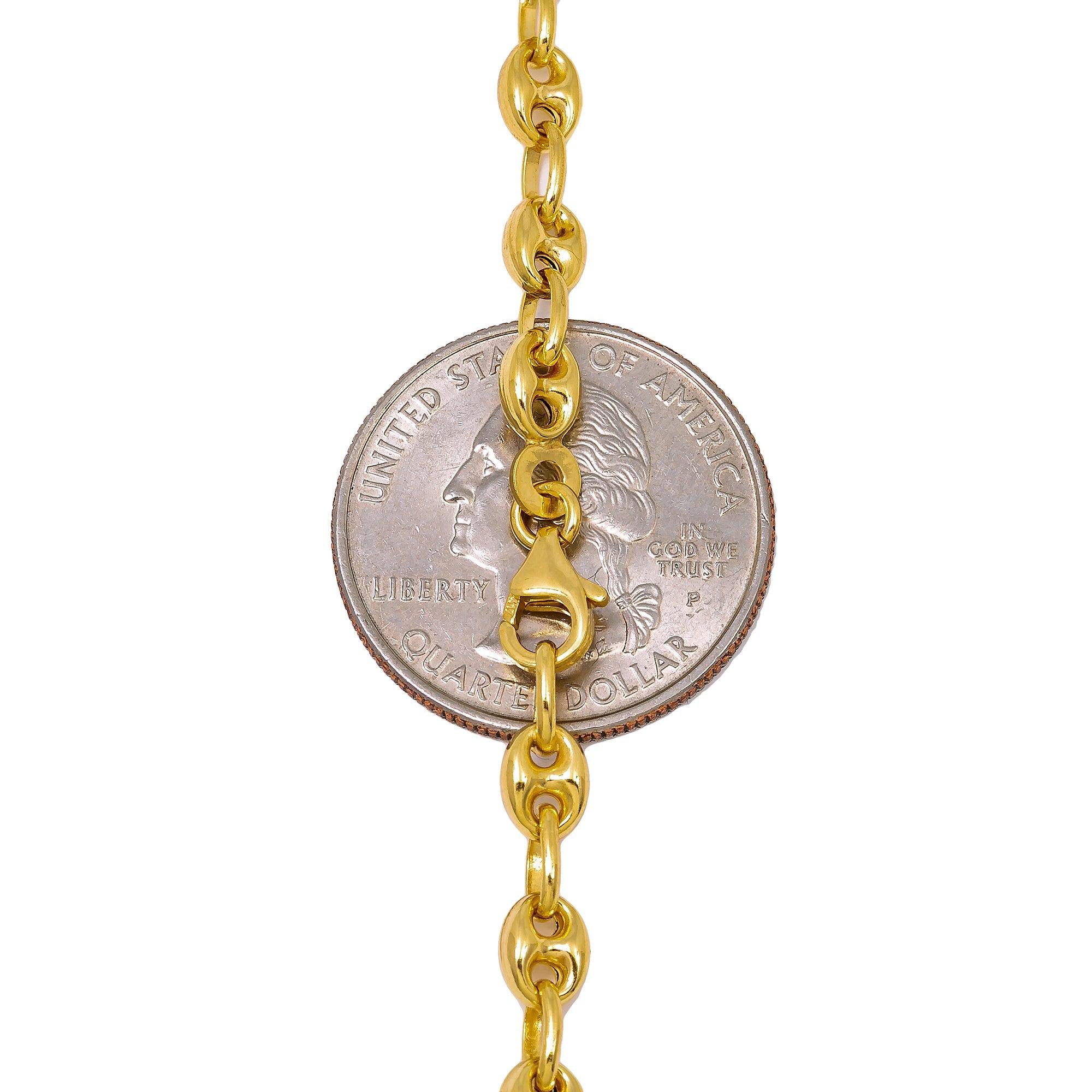 10K Yellow Gold 4.67mm Puff Chain Available In Sizes 18"-26"