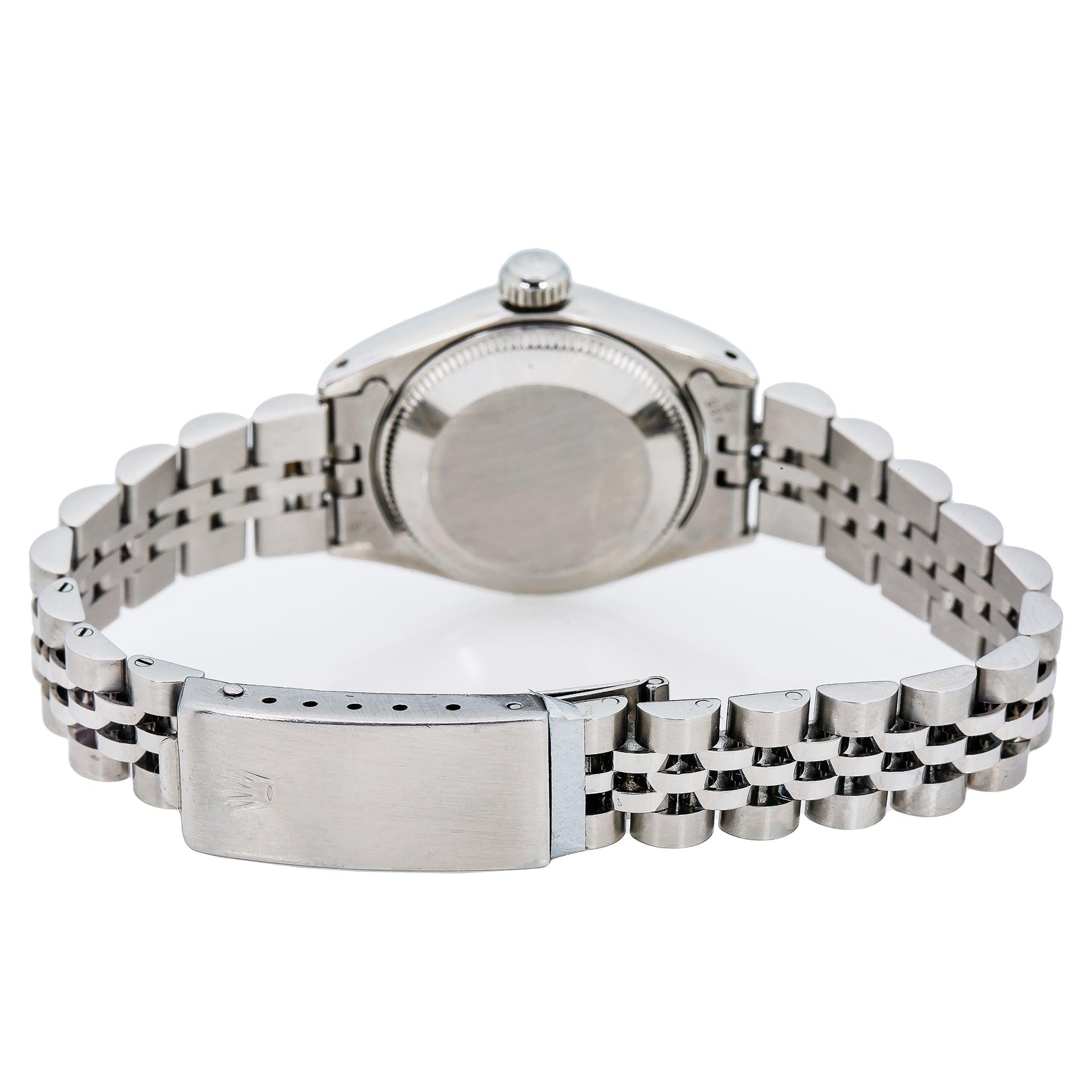 Rolex Datwejust 6916 26MM Blue Diamond Dial With Stainless Steel Bracelet