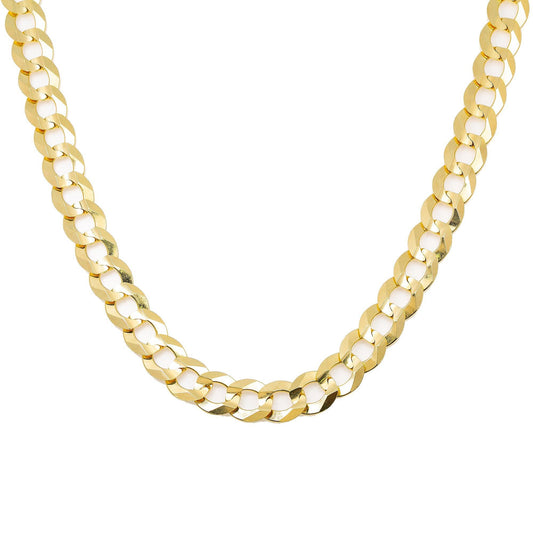 10k Yellow Gold 11mm Open Cuban Link Available In Sizes 18"-26"