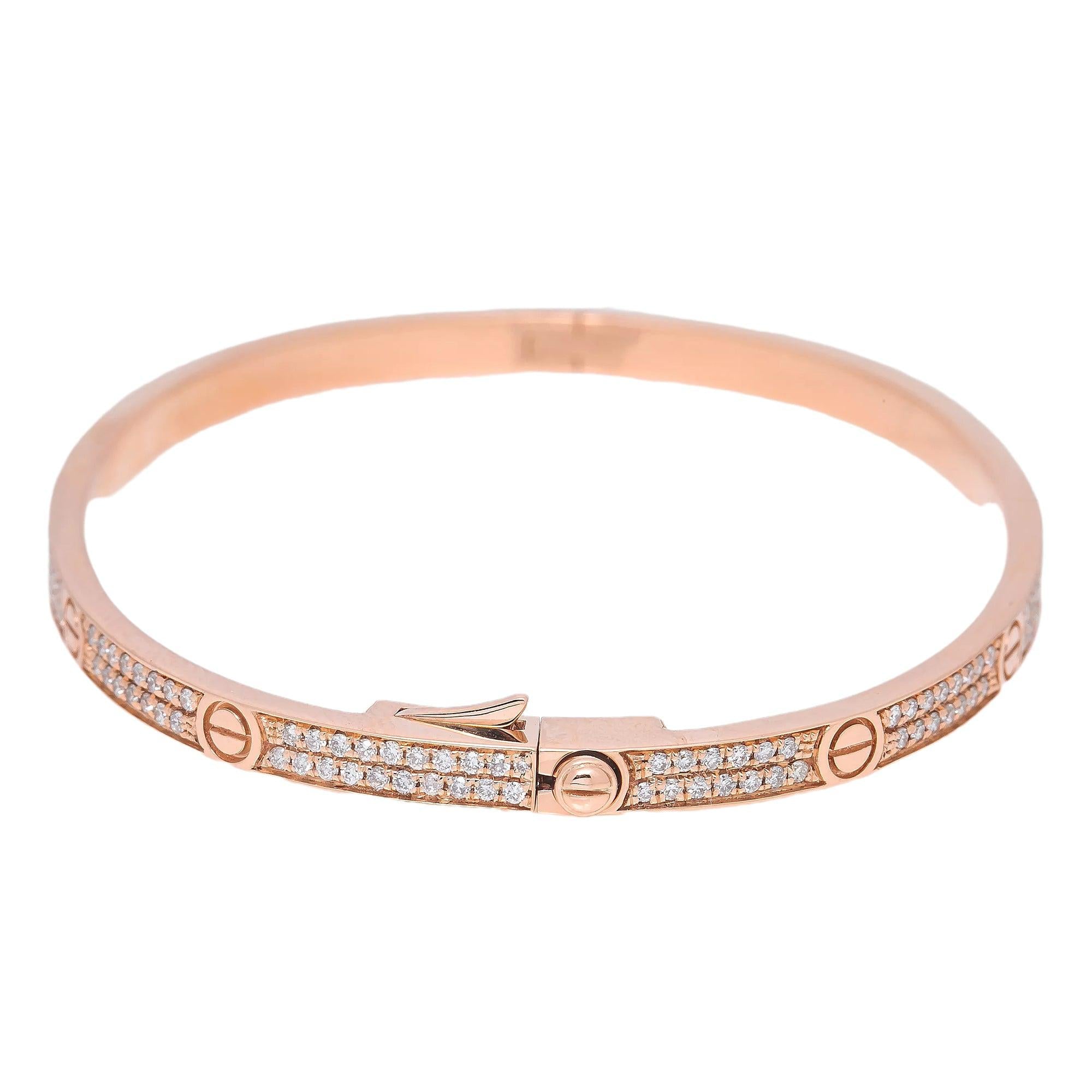 18K ROSE GOLD CUSTOM BRACELET WITH DIAMONDS