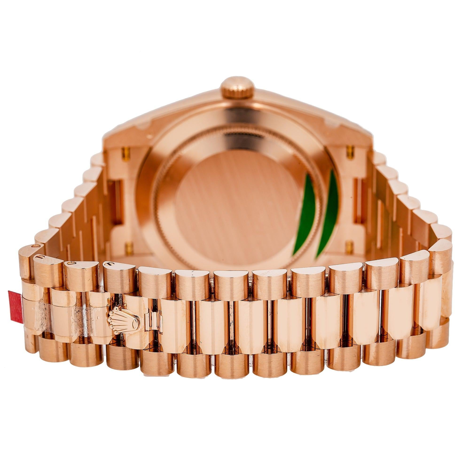 Rolex Day-Date 228235 40MM Chocolate Dial With Rose Gold President Bracelet