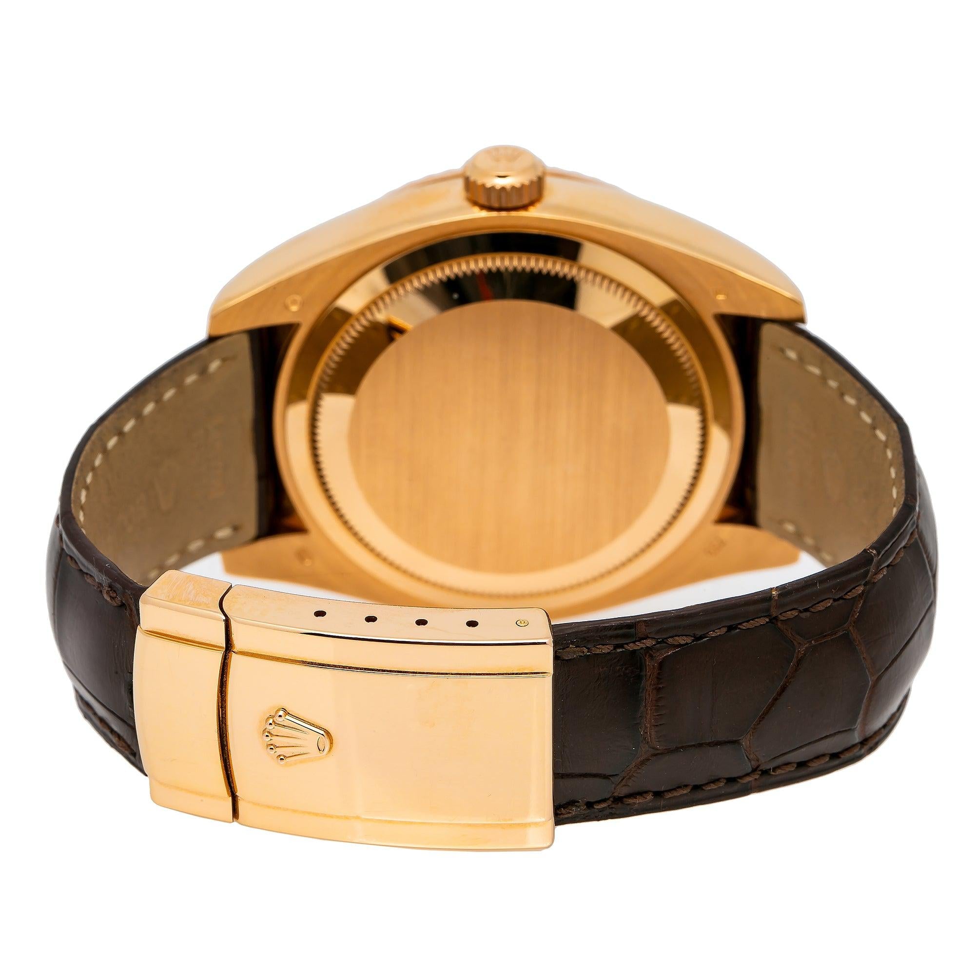 Rolex Sky-Dweller 326135 42MM Brown Dial With Leather Bracelet