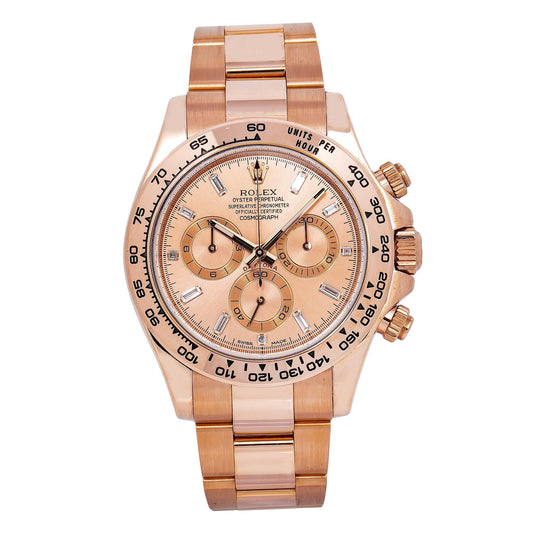 Rolex Daytona 116505 40MM Rose Gold Dial With Rose Gold Bracelet