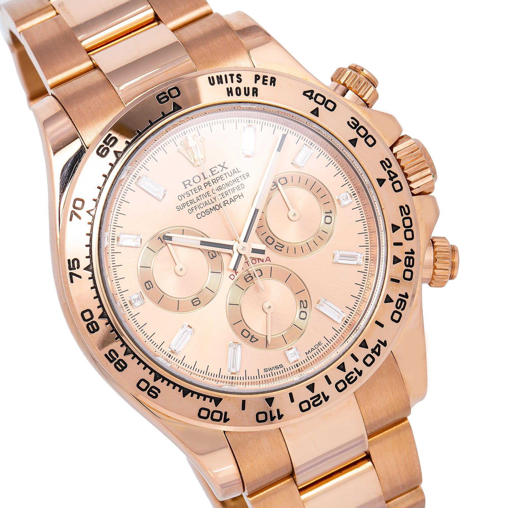 Rolex Daytona 116505 40MM Rose Gold Dial With Rose Gold Bracelet