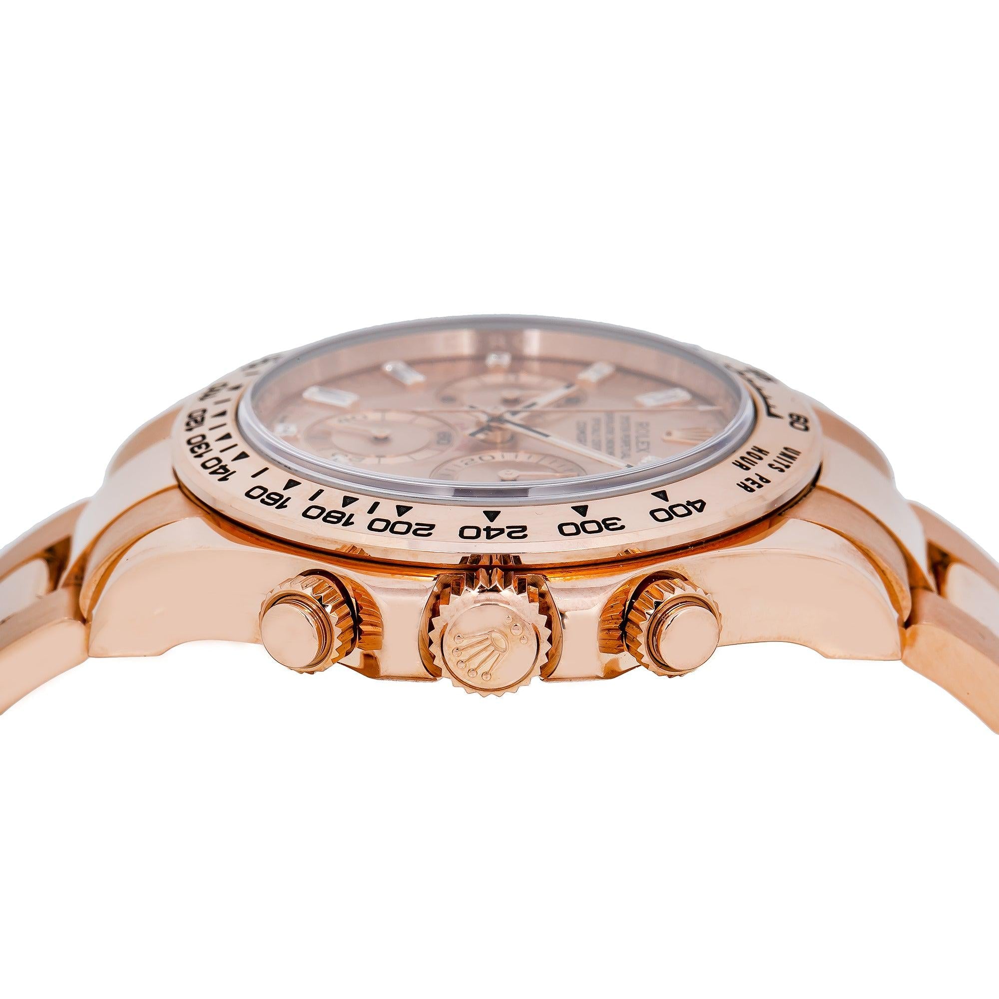Rolex Daytona 116505 40MM Rose Gold Dial With Rose Gold Bracelet